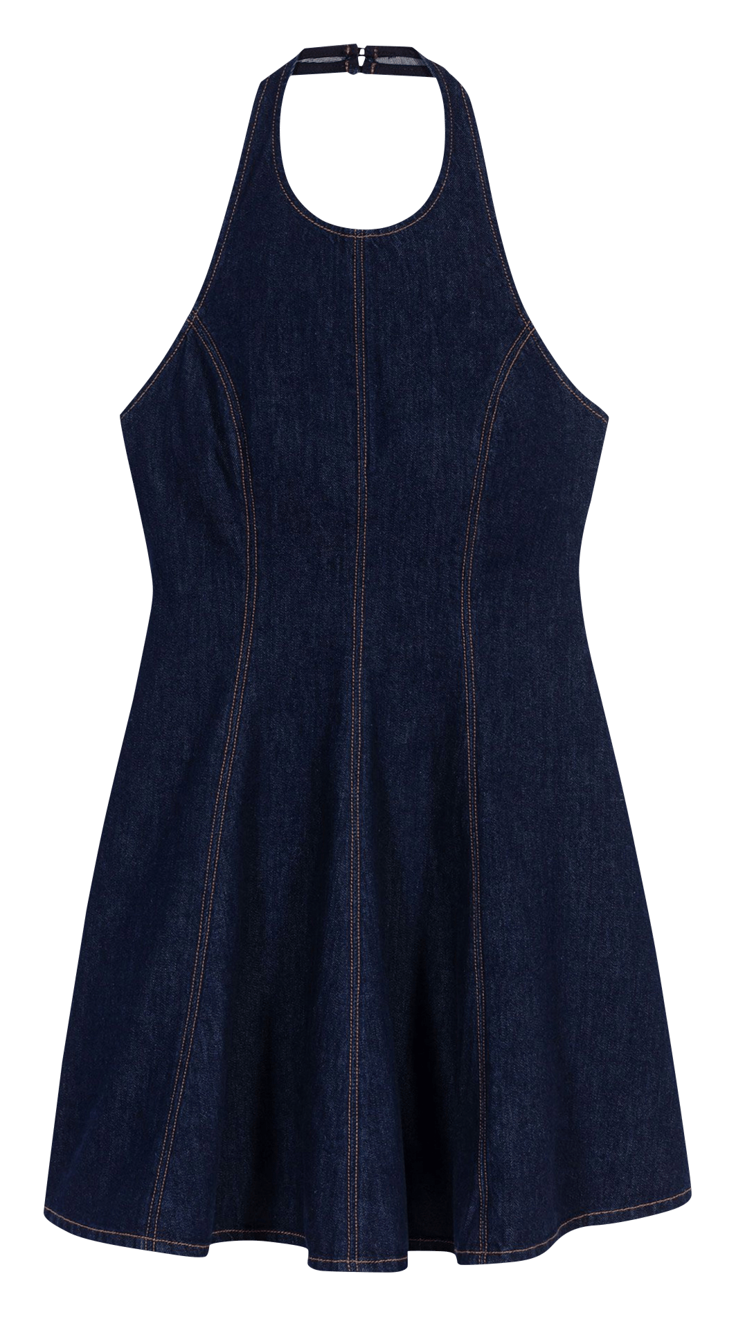 Robe courte en jean à broche MAJE Bleu