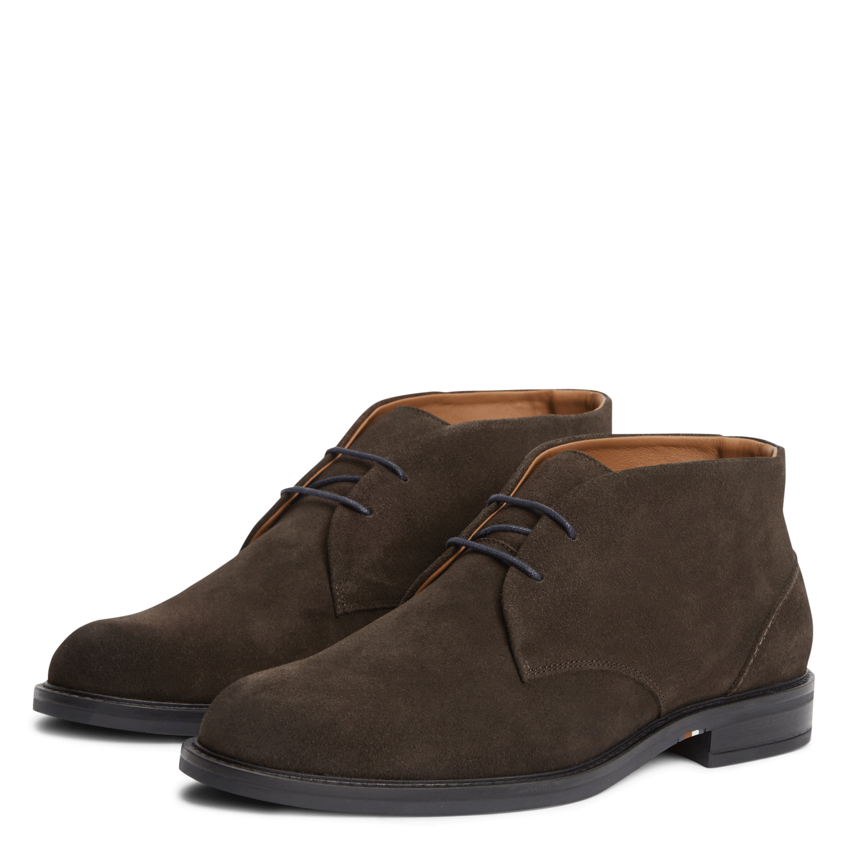 Suede Derby shoes TOMMY HILFIGER Brown
