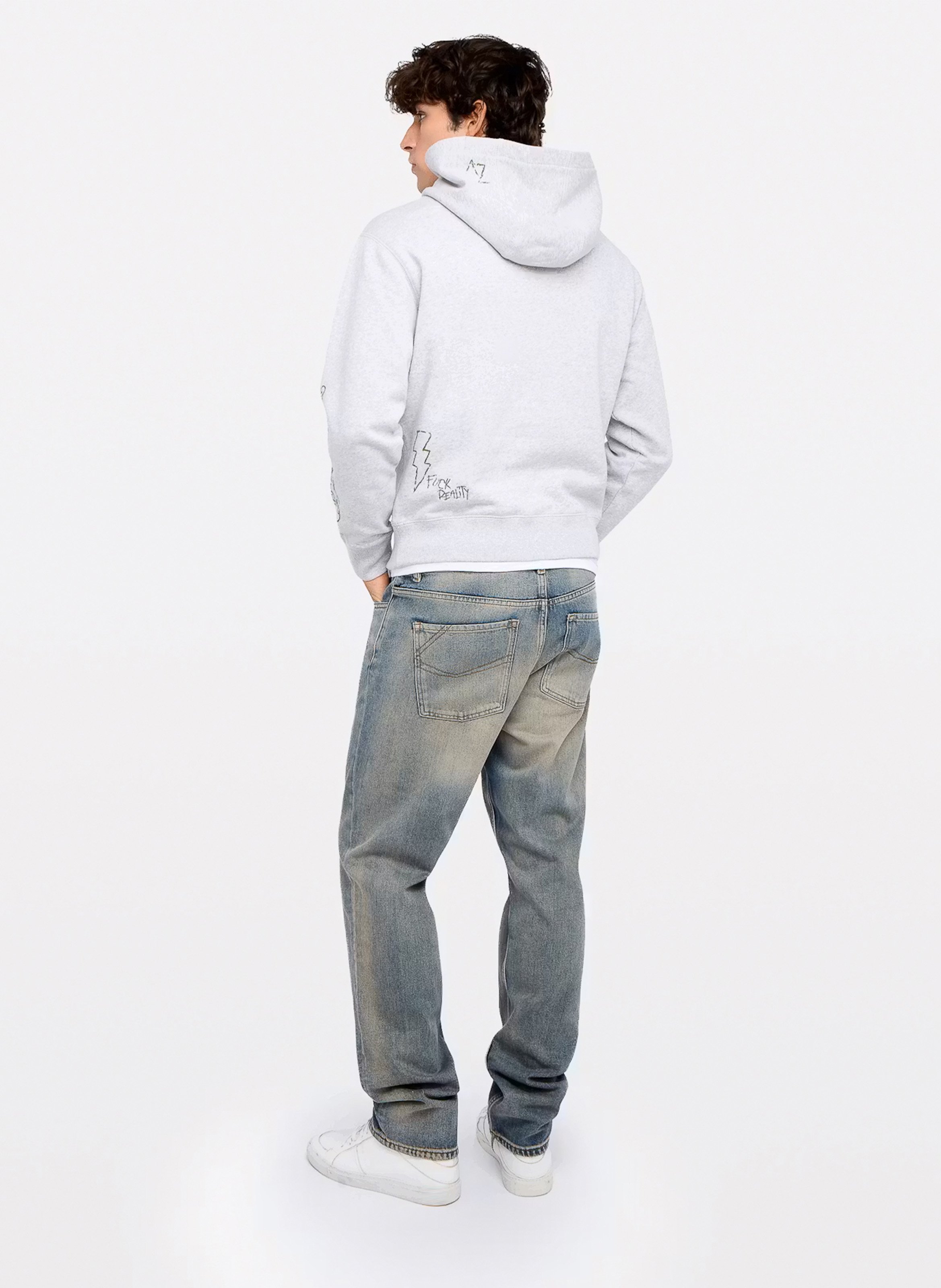 Sudadera de algodón con cuello redondo ZADIG&VOLTAIRE Gris