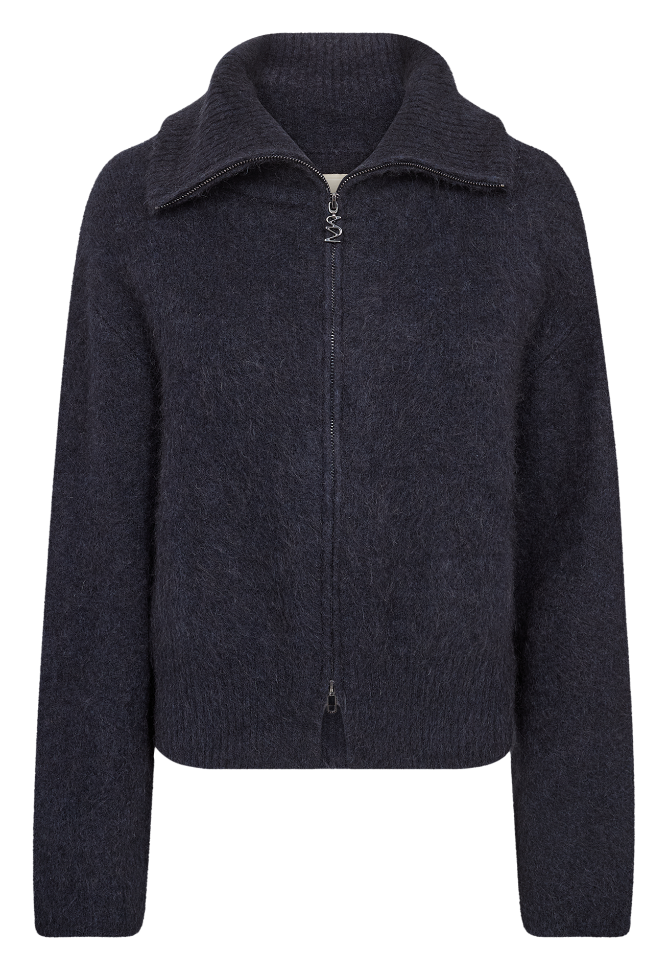 Oversized vest van wolmix MOS MOSH Blauw