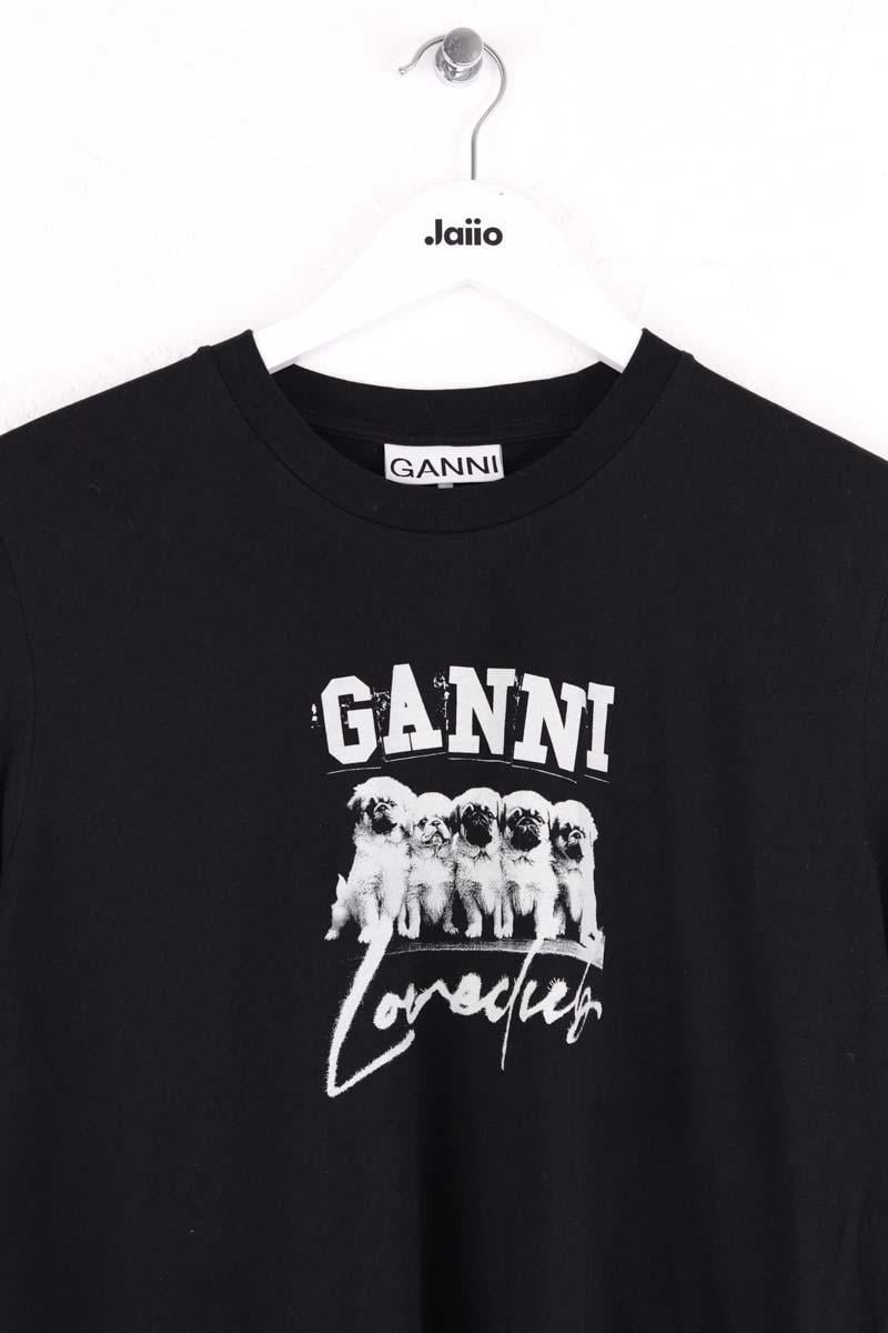T-shirt GANNI - Seconde Main Black