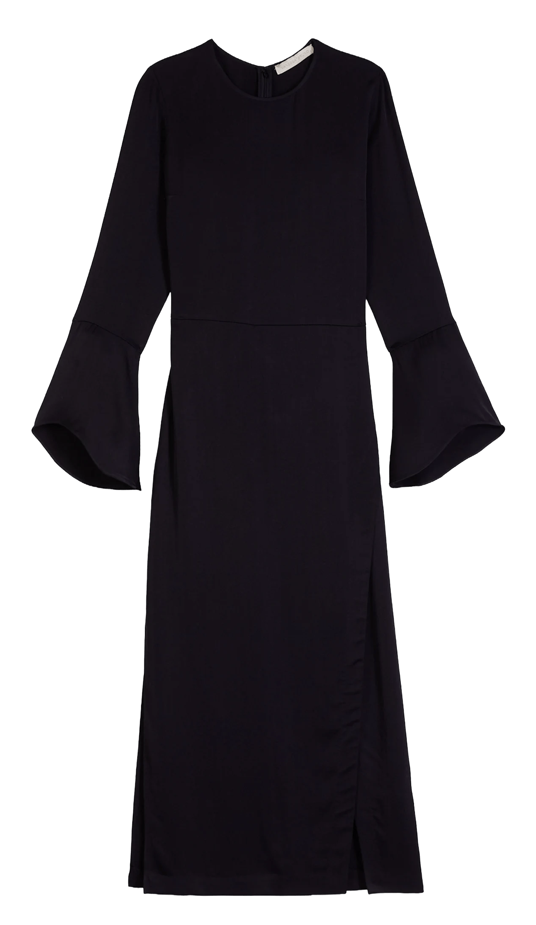 Langes Kleid mit ausgestellten 3/4-Ärmeln VANESSA BRUNO Schwarz