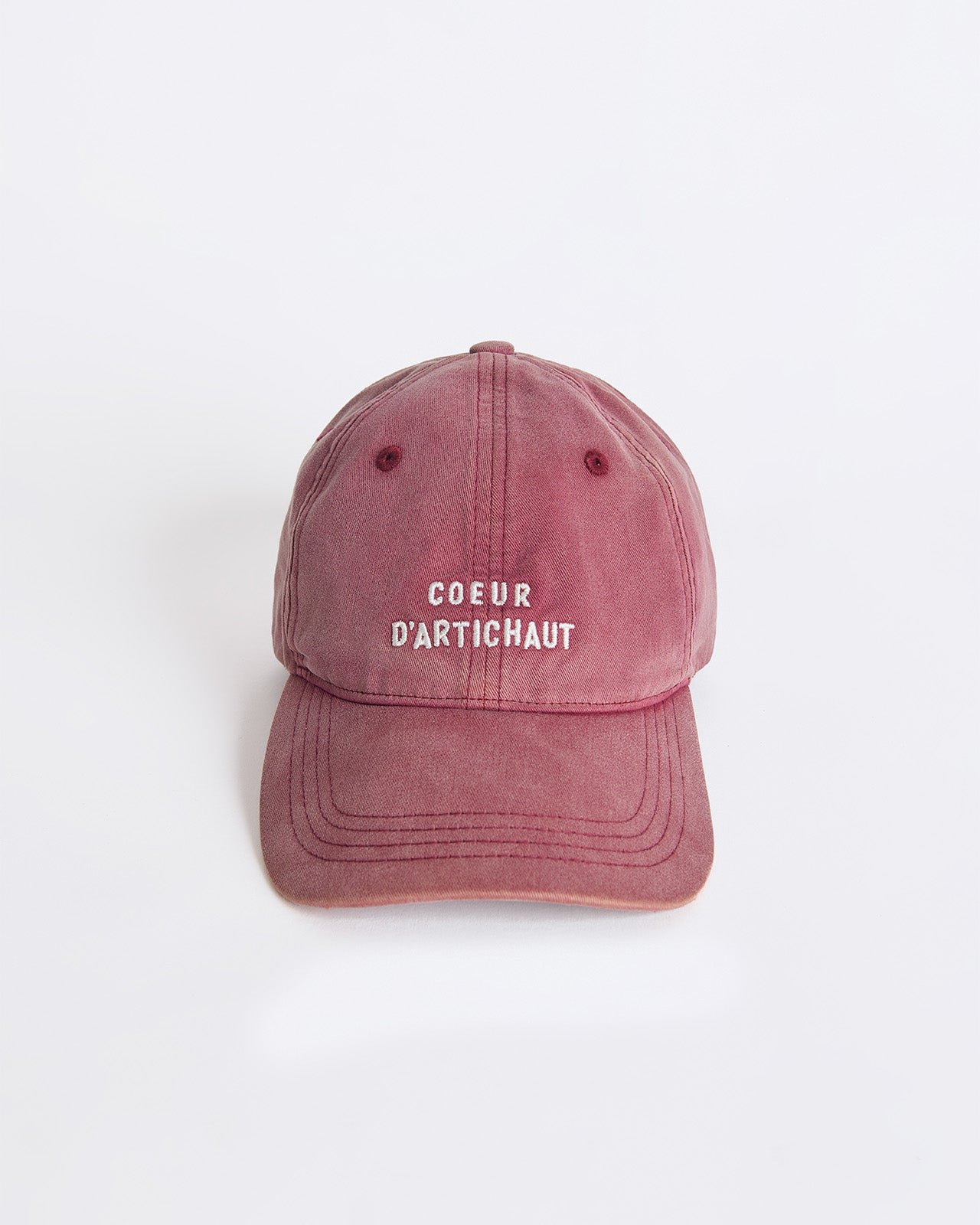 Embroidered artichoke heart cap EMOI EMOI Red