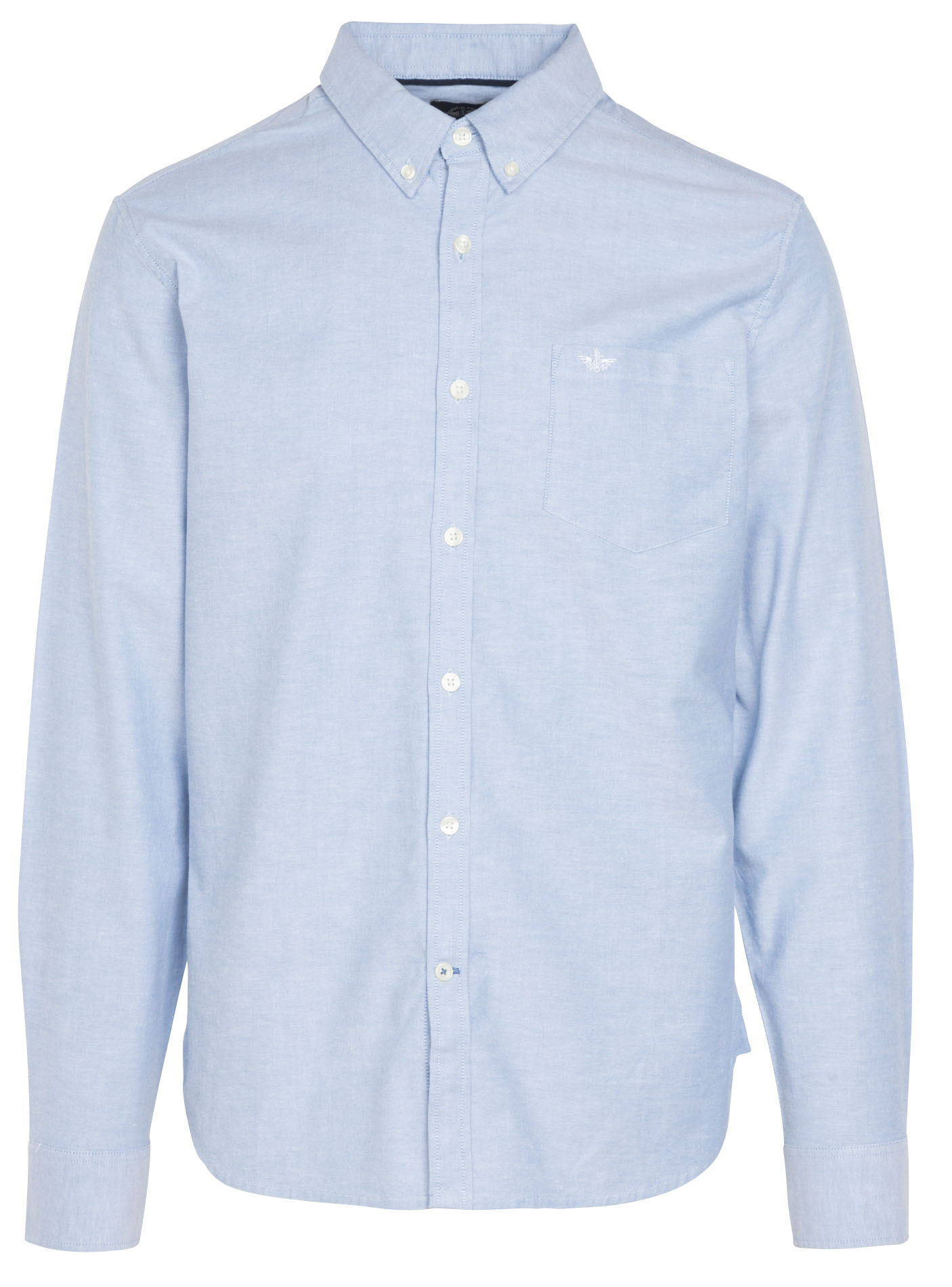 Chemise col américain regular fit en coton mélangé DOCKERS Bleu