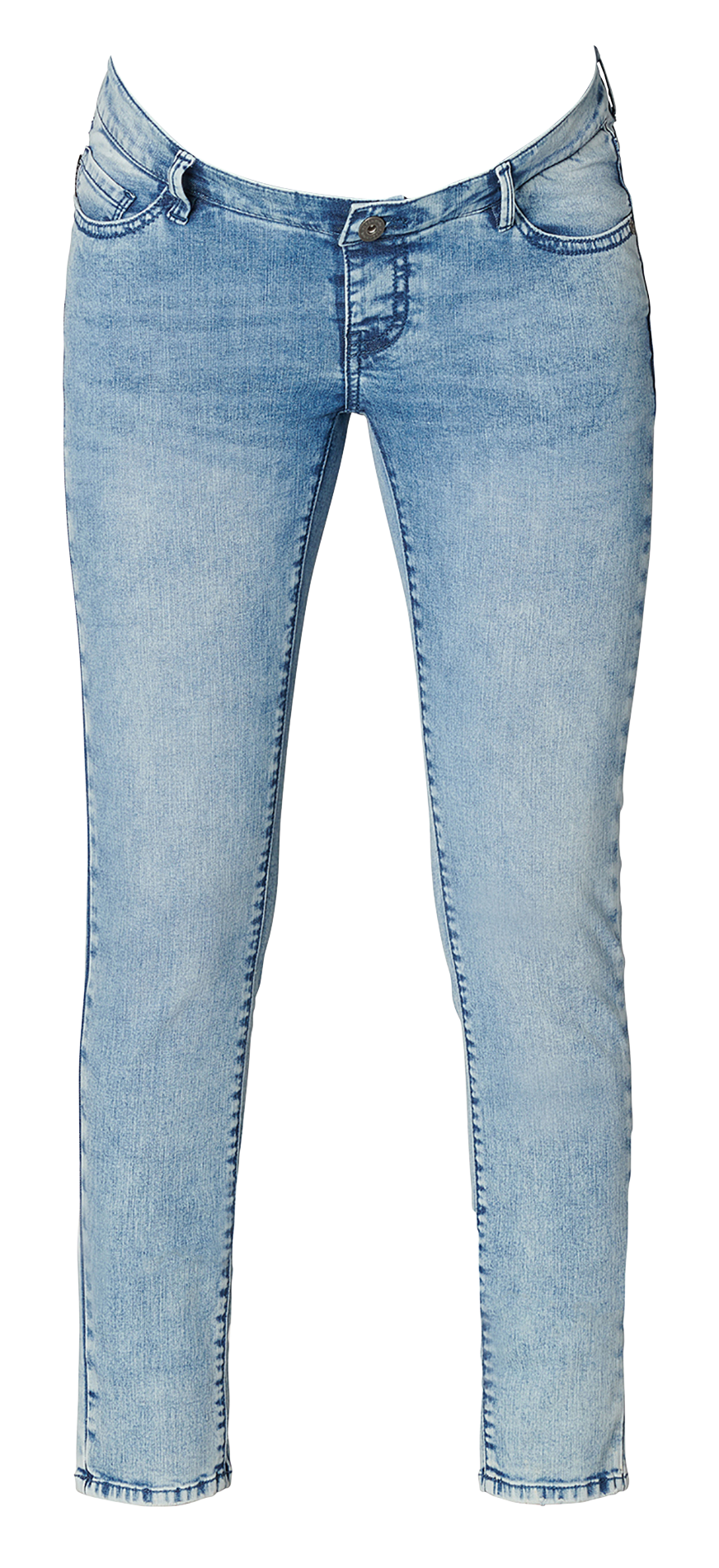 Jean skinny en coton délavé SUPERMOM Jean Délavé