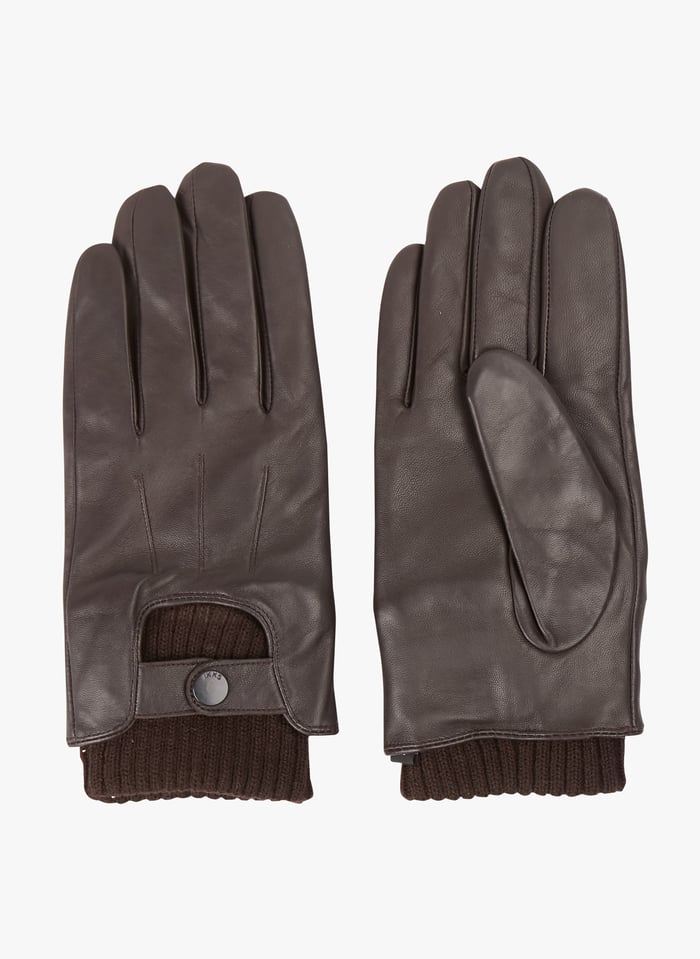 Male top leather gloves