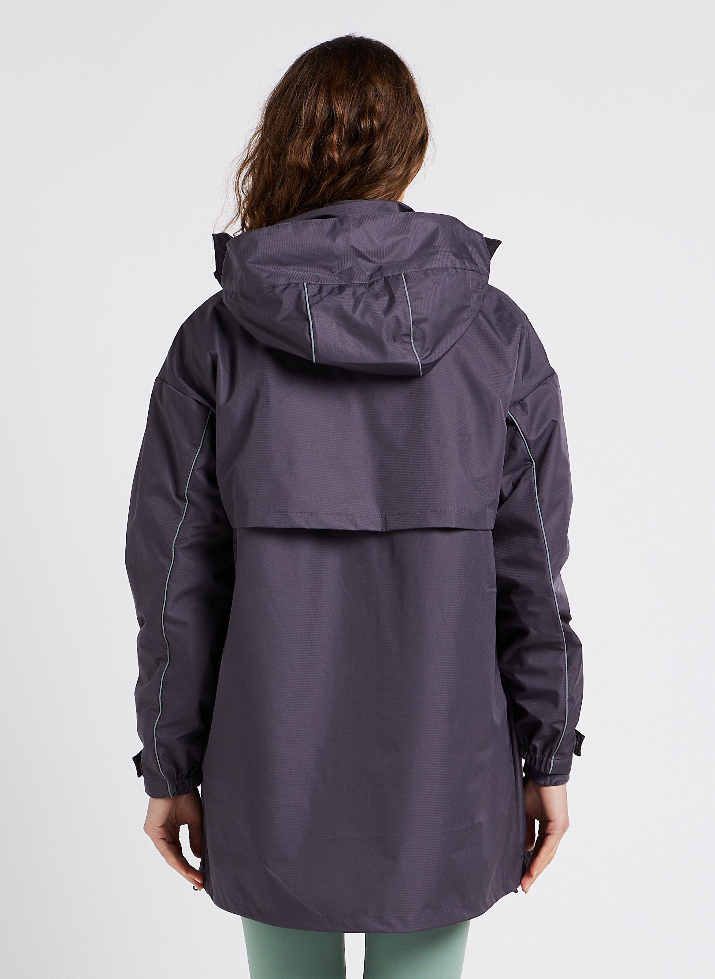 Imperméable à capuche  SERAPHINE Gris