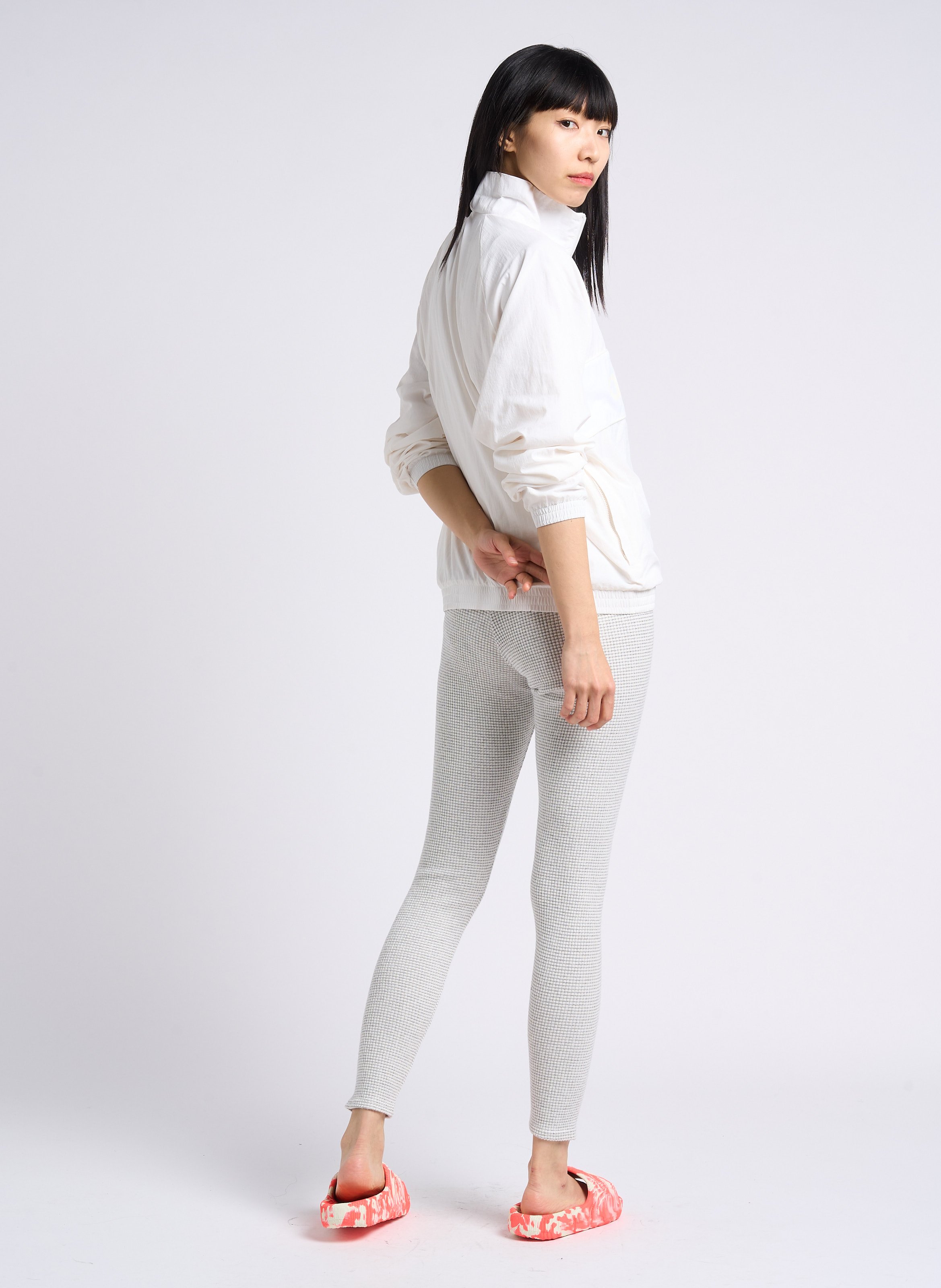 Loose-fit high-neck sweatshirt ADIDAS White