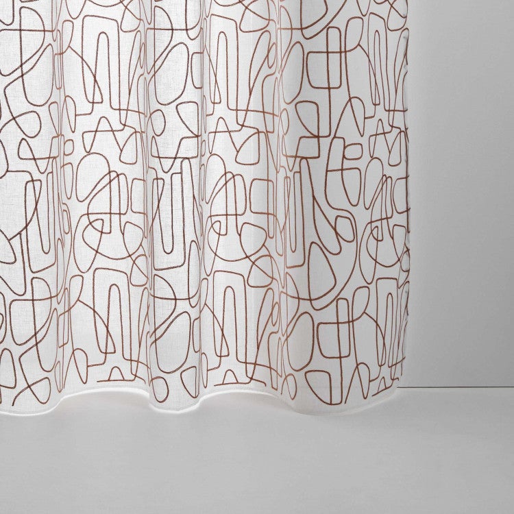 Eyelet curtain MADURA White