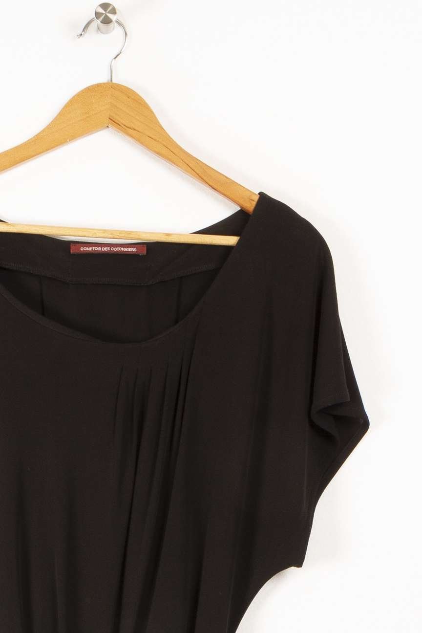 Black midi dress Black