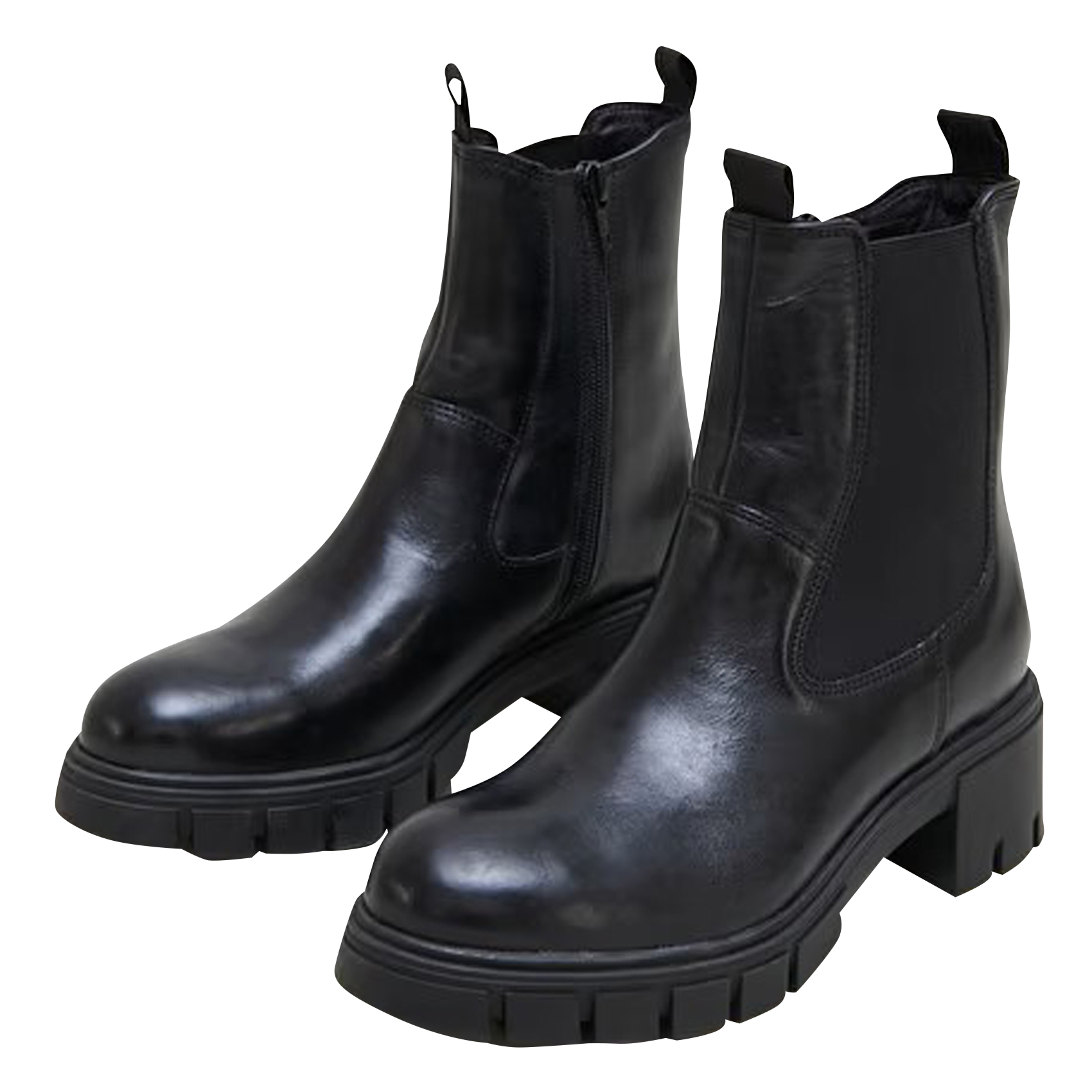 Leather Chelsea boots JONAK Black