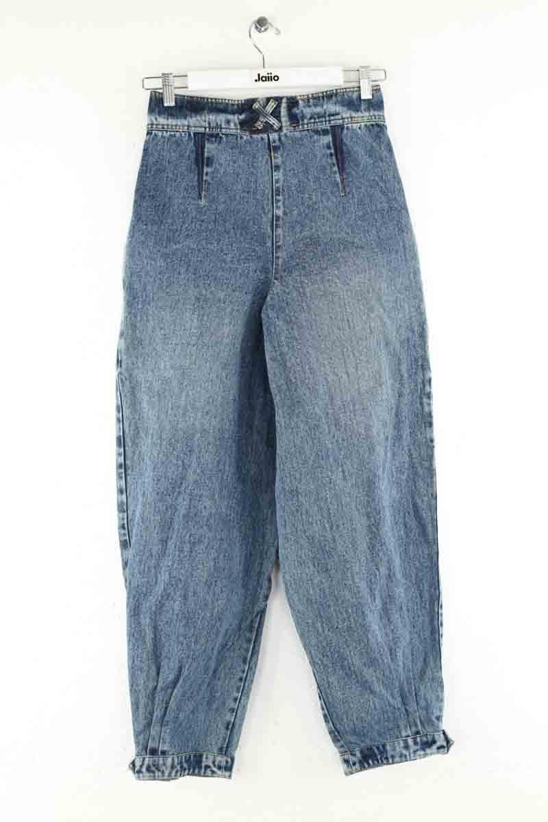 Cotton jeans LAURENCE BRAS - Seconde Main Blue