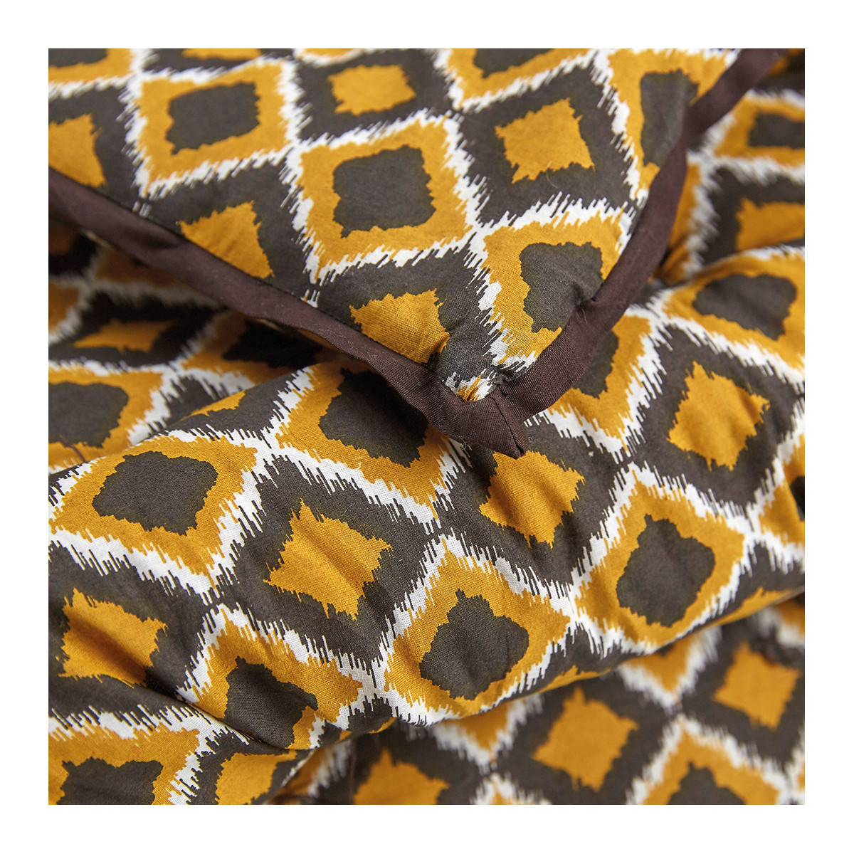 Futon issa - 180 x 80 cm - brun BLANC D'IVOIRE Jaune