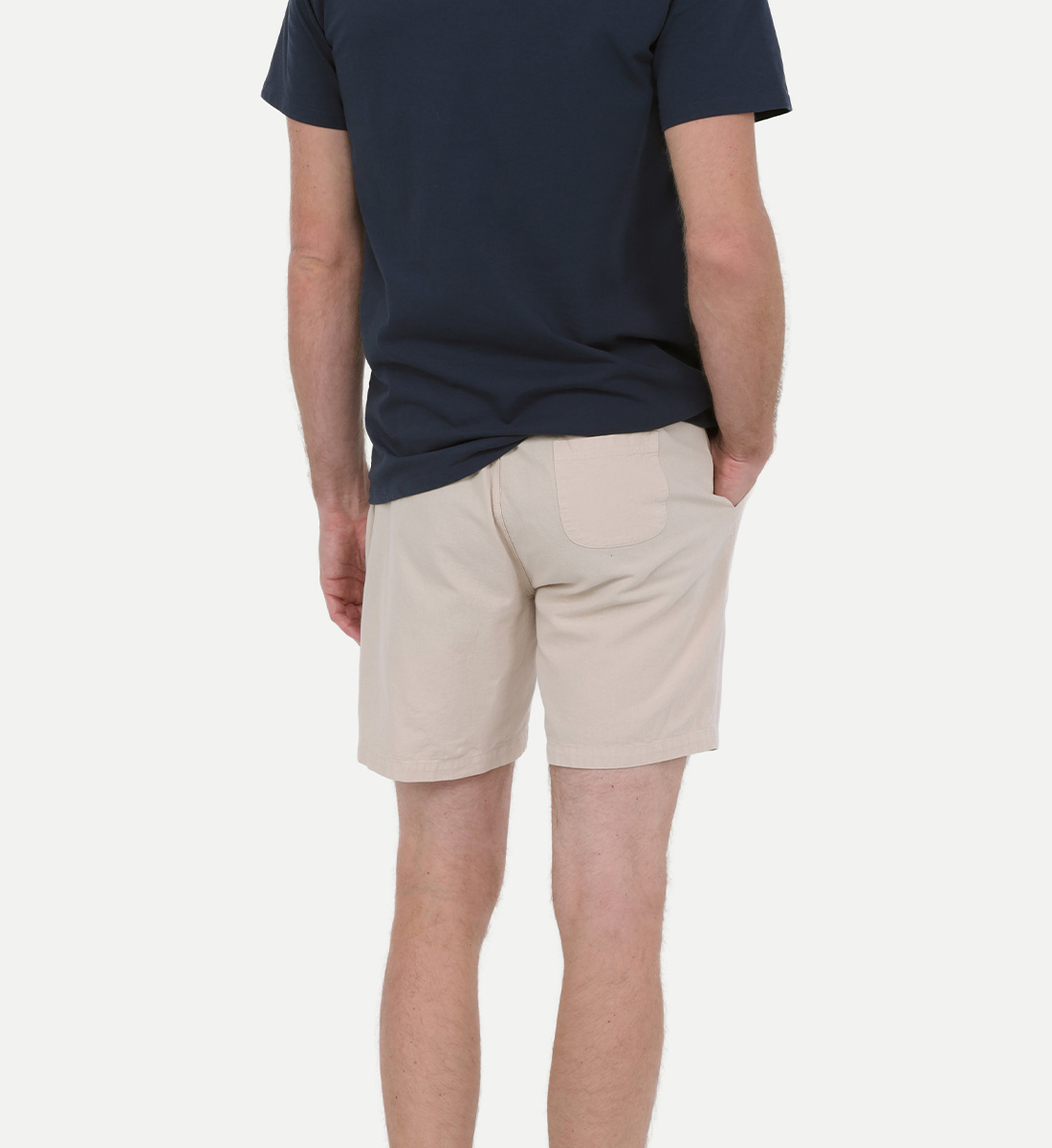 Short in beige cotton and linen GILI'S Beige