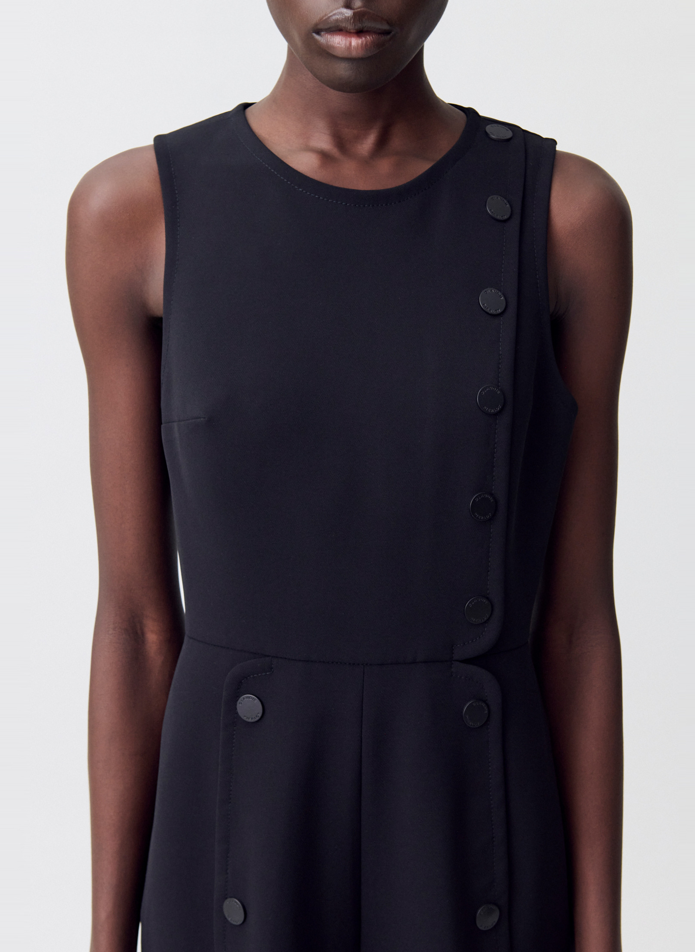 Combinaison évasée col rond CLAUDIE PIERLOT Noir