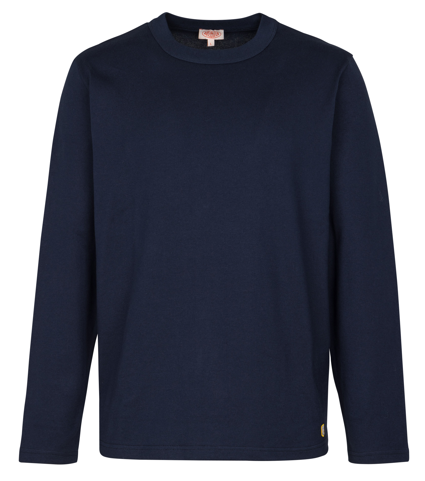 Tee-shirt droit col rond en coton ARMOR LUX Bleu