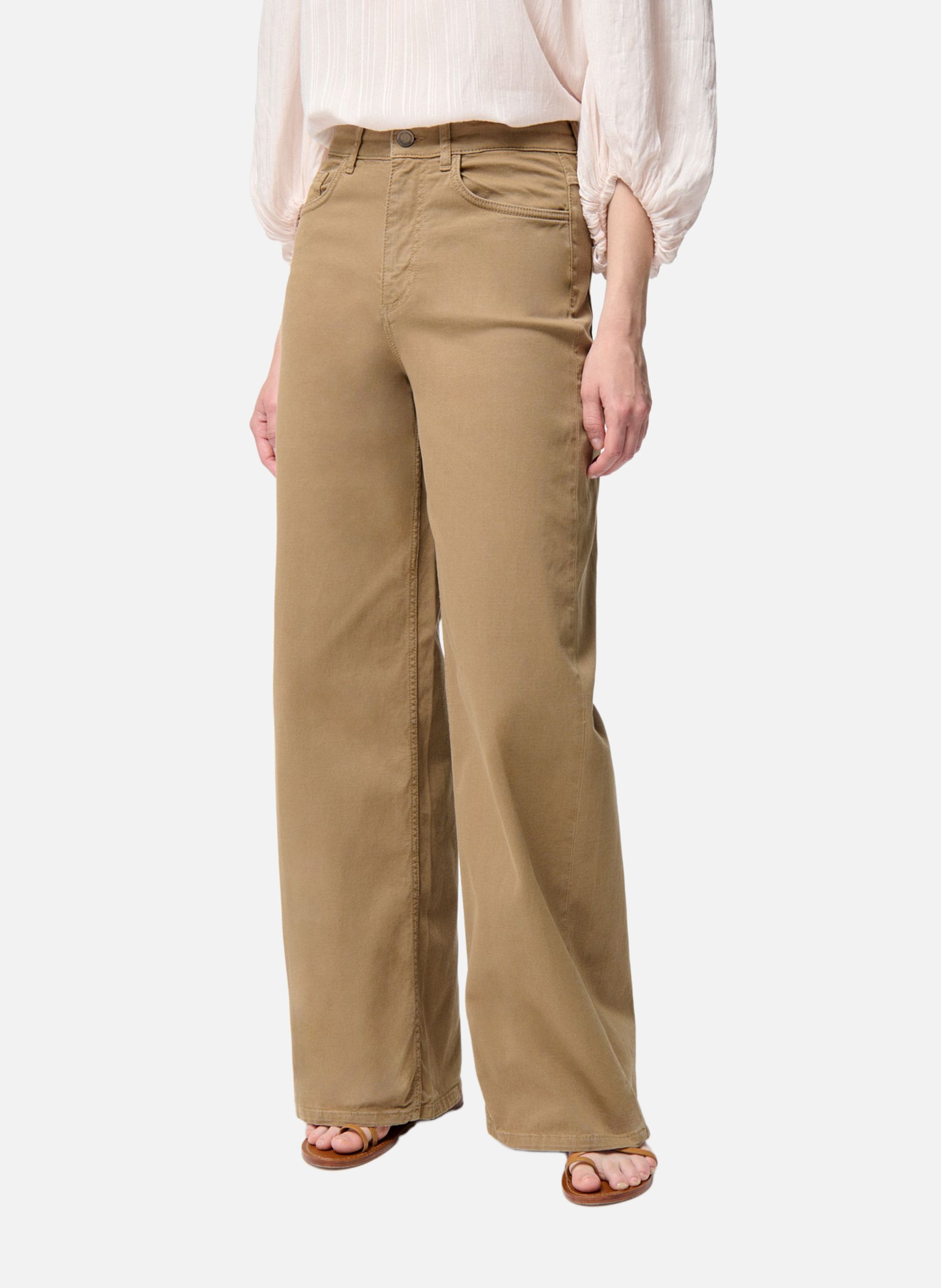 Jeans met hoge taille VANESSA BRUNO Bruin