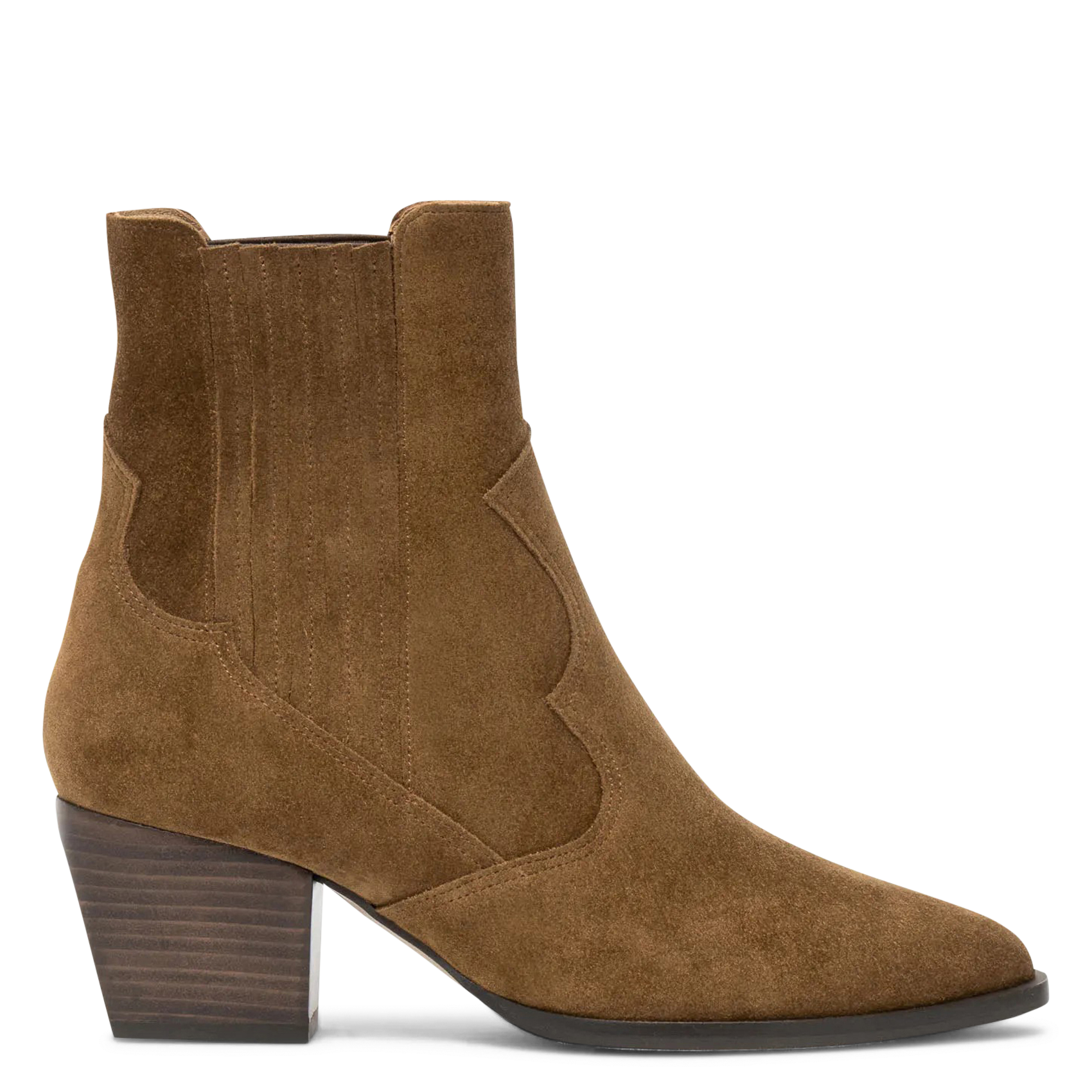 Bianca leather ankle boots BOCAGE Brown