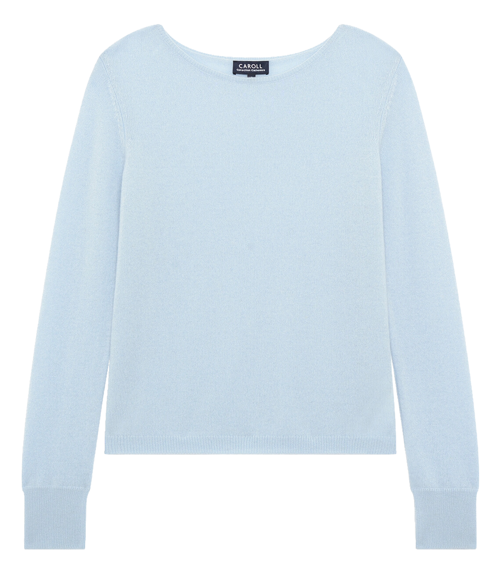 Straight boat-neck sweater 232K-MZOAN Winter sky