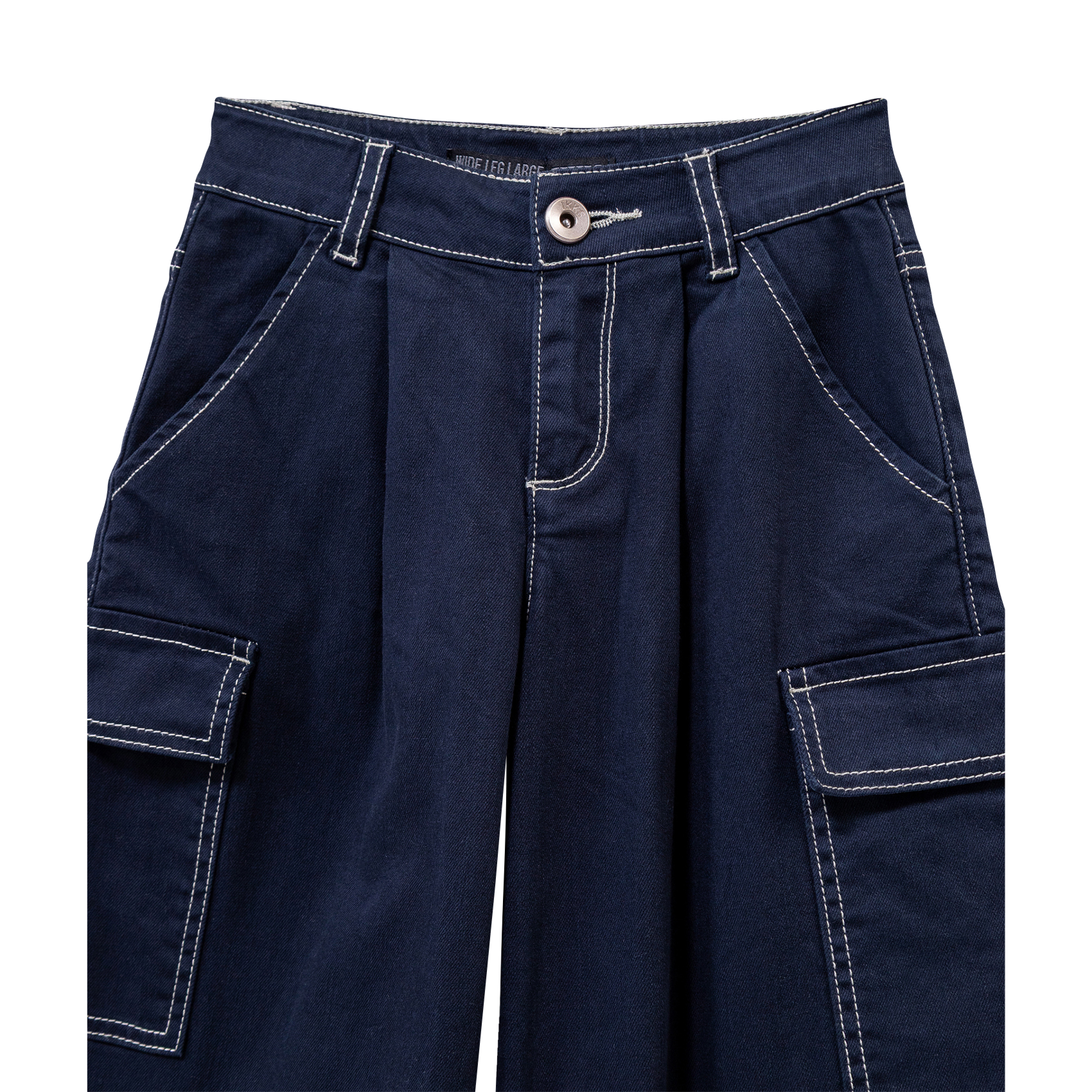 Jean large en coton mélangé IKKS JUNIOR Bleu