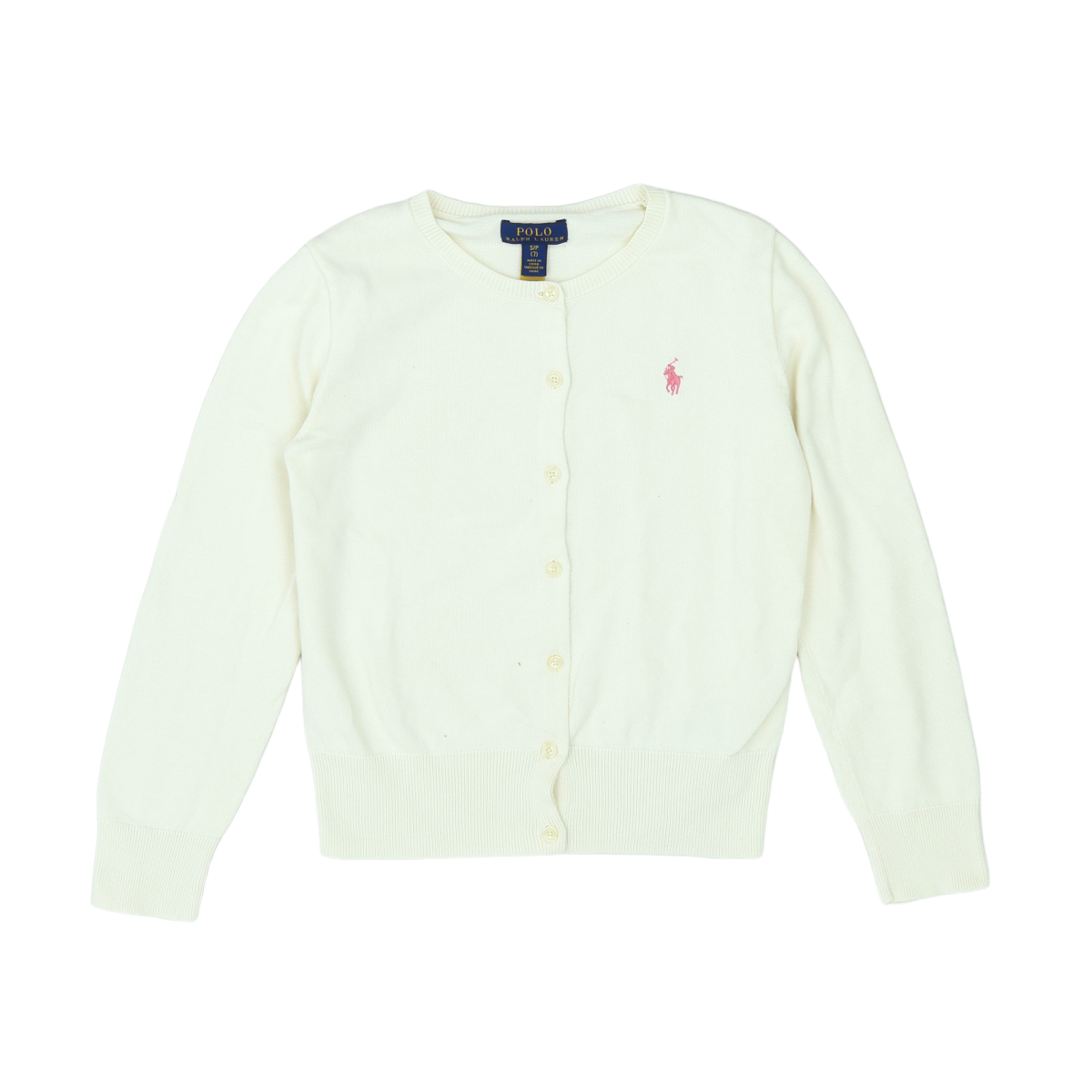 Beige Kids Cardigan - 7 years POLO RALPH LAUREN - Seconde Main Beige