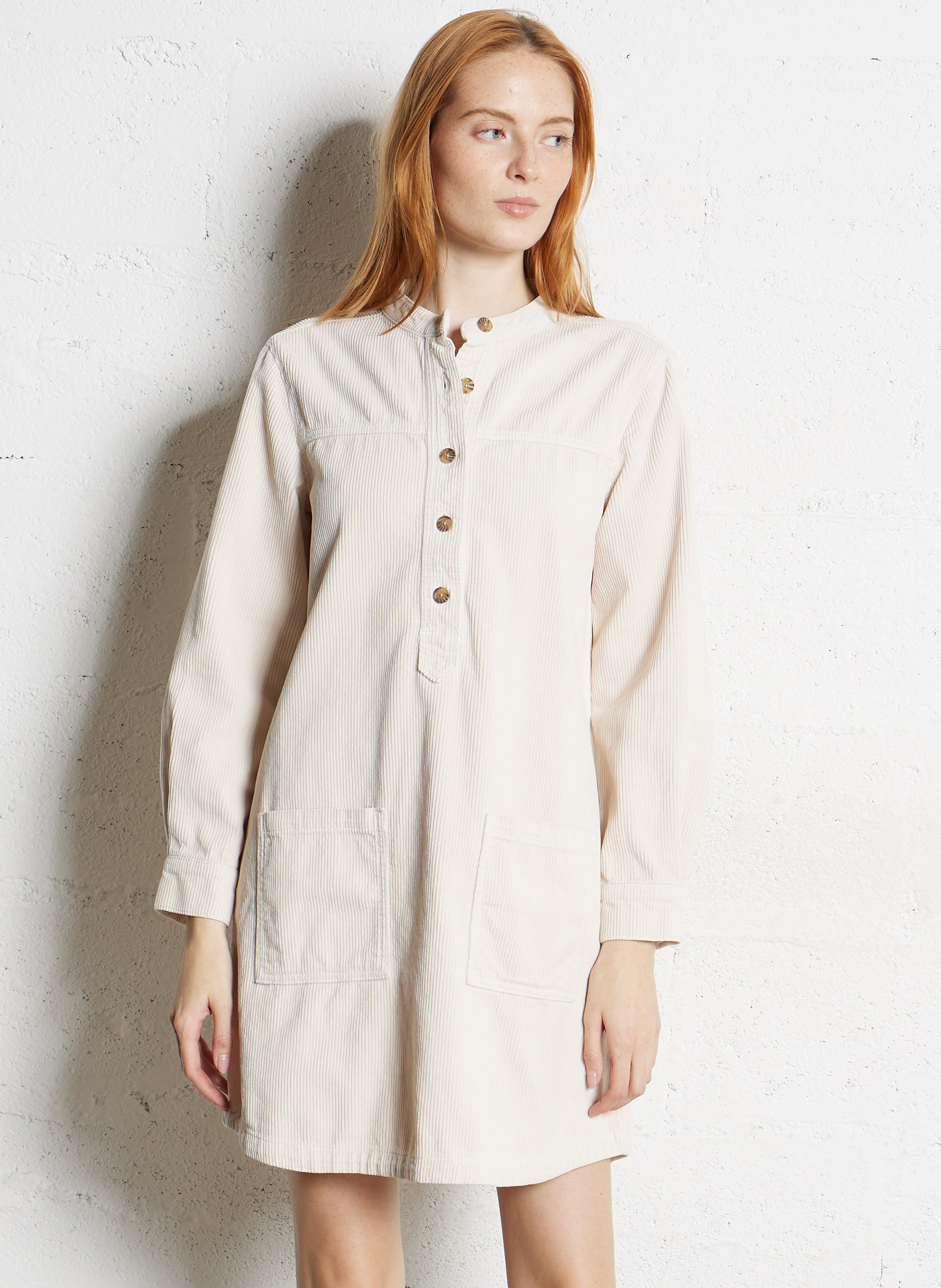 Short straight cotton dress MAISON 123