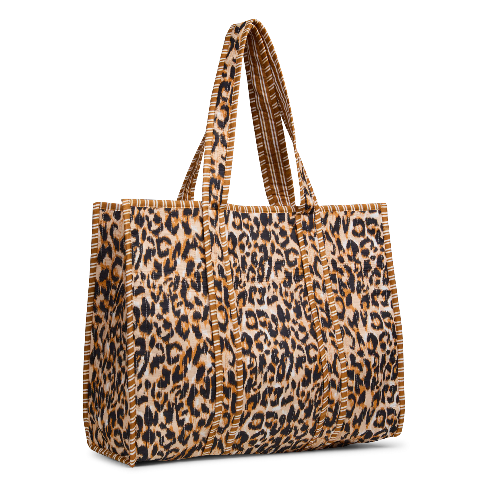 Shopper aus bedruckter Baumwolle AU PRINTEMPS PARIS Mehrfarbig