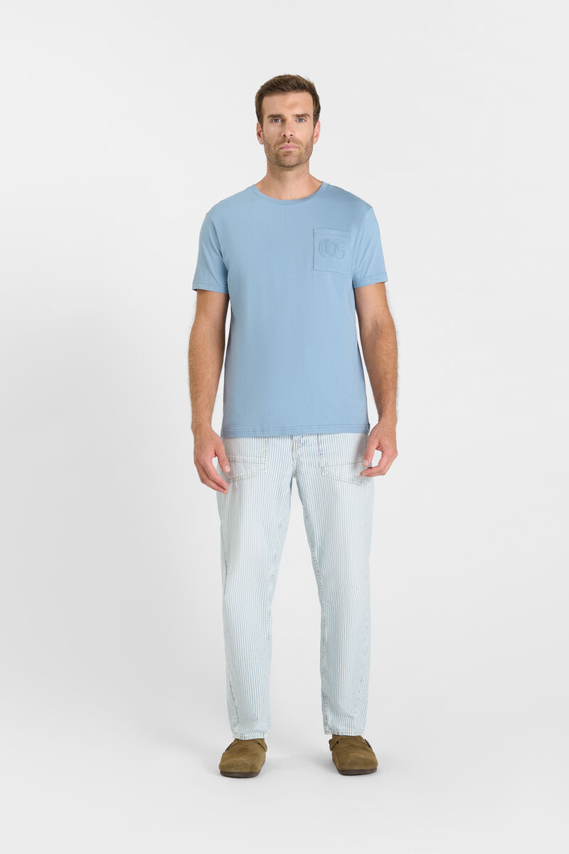 Tommy Badge T-shirt LE TEMPS DES CERISES Blue