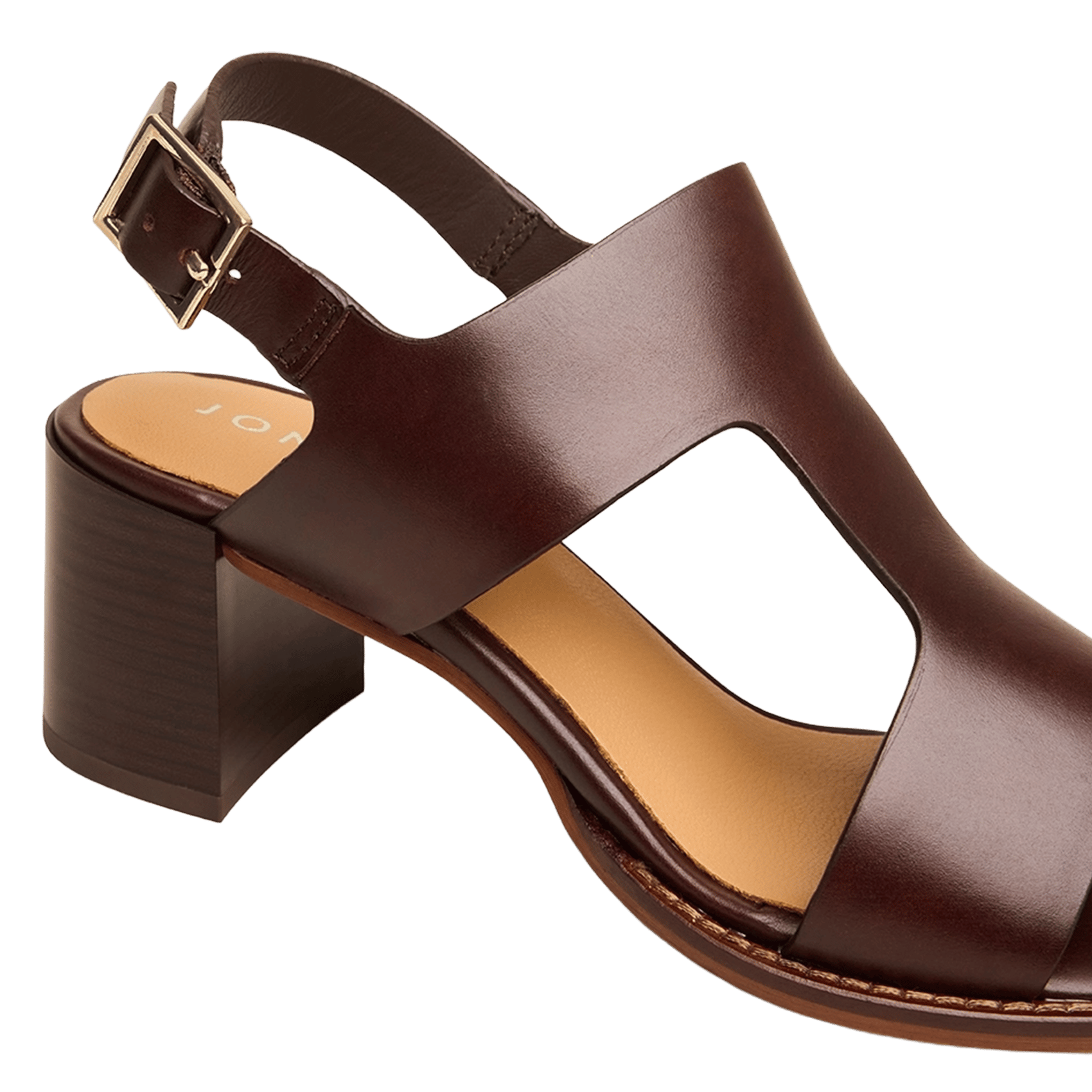 Alice - Ledersandalen mit Absatz JONAK Pflaume