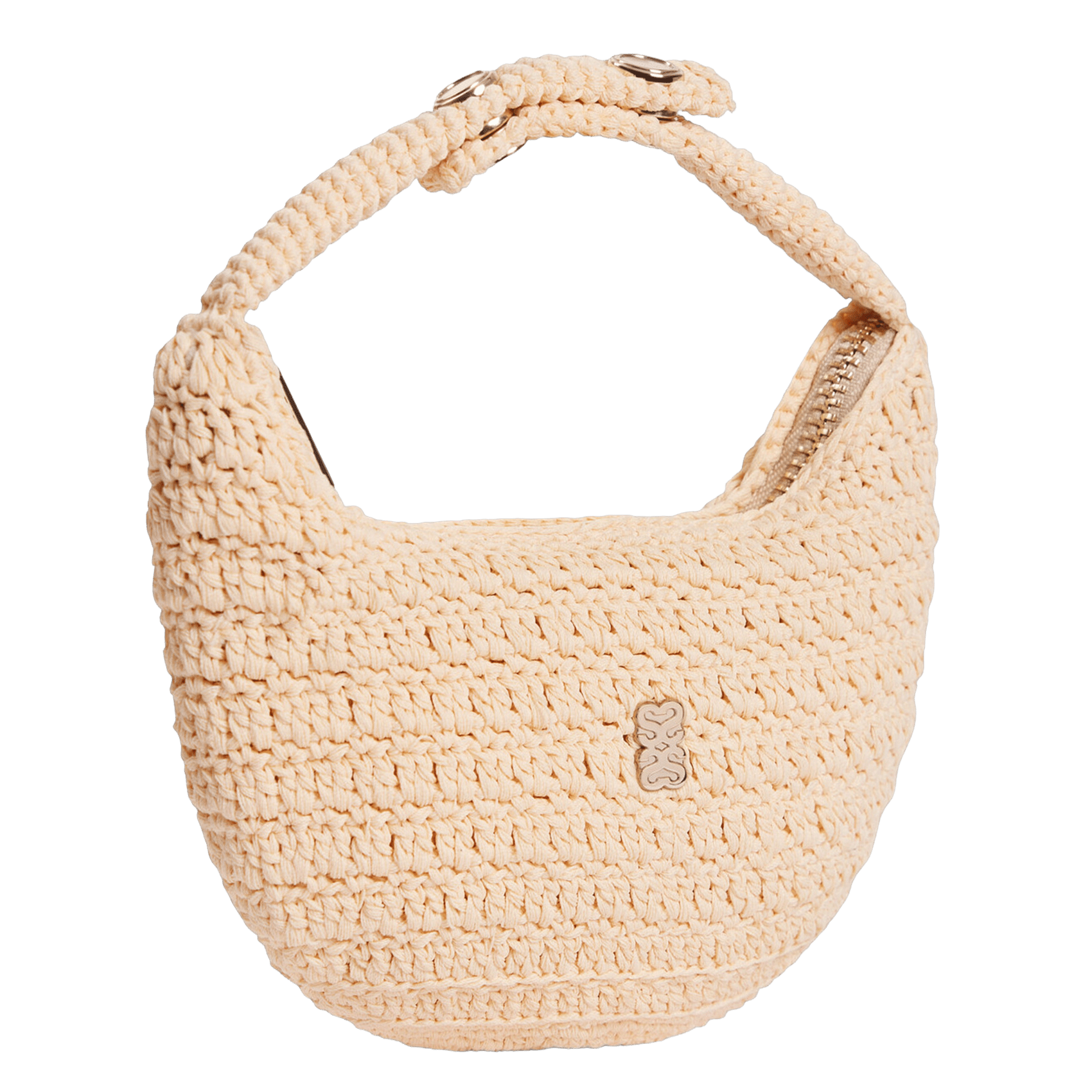 Petite maroquinerie en crochet SANDRO Beige