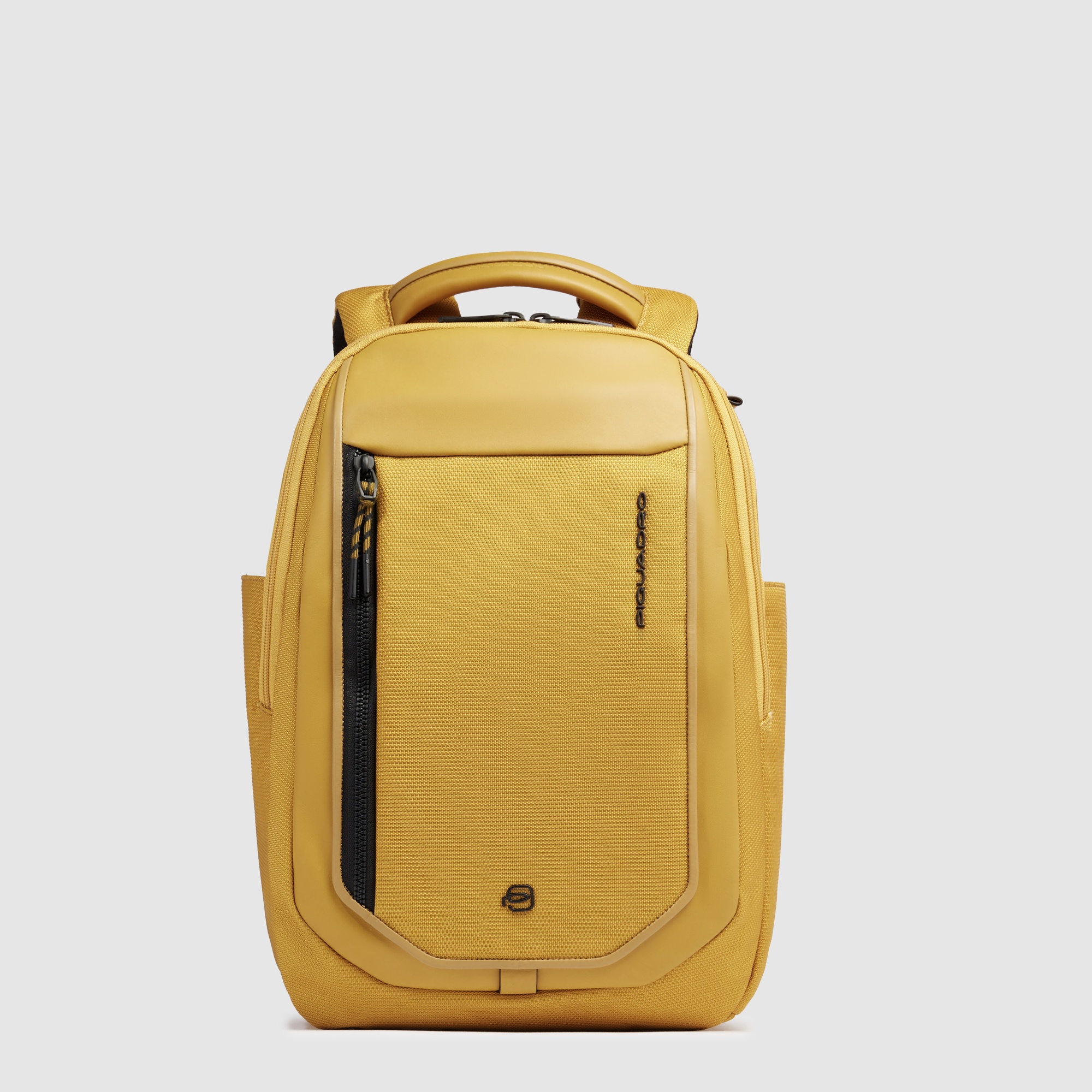 Backpack for 13.3" laptop in recycled fabric PIQUADRO Yellow