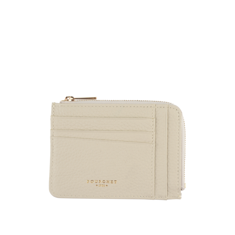 Portefeuille en cuir de vachette POURCHET