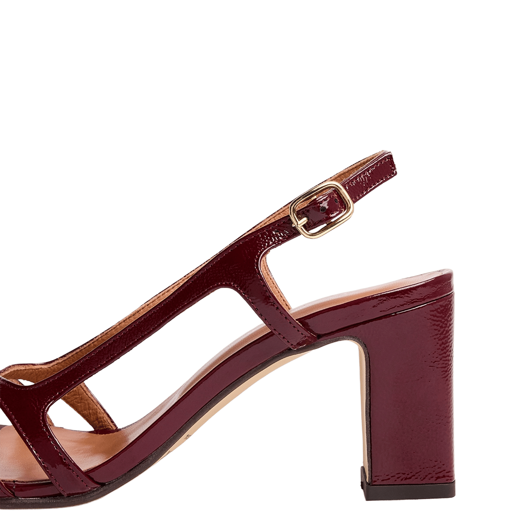 Sandali alti Cancun in pelle JONAK Rosso