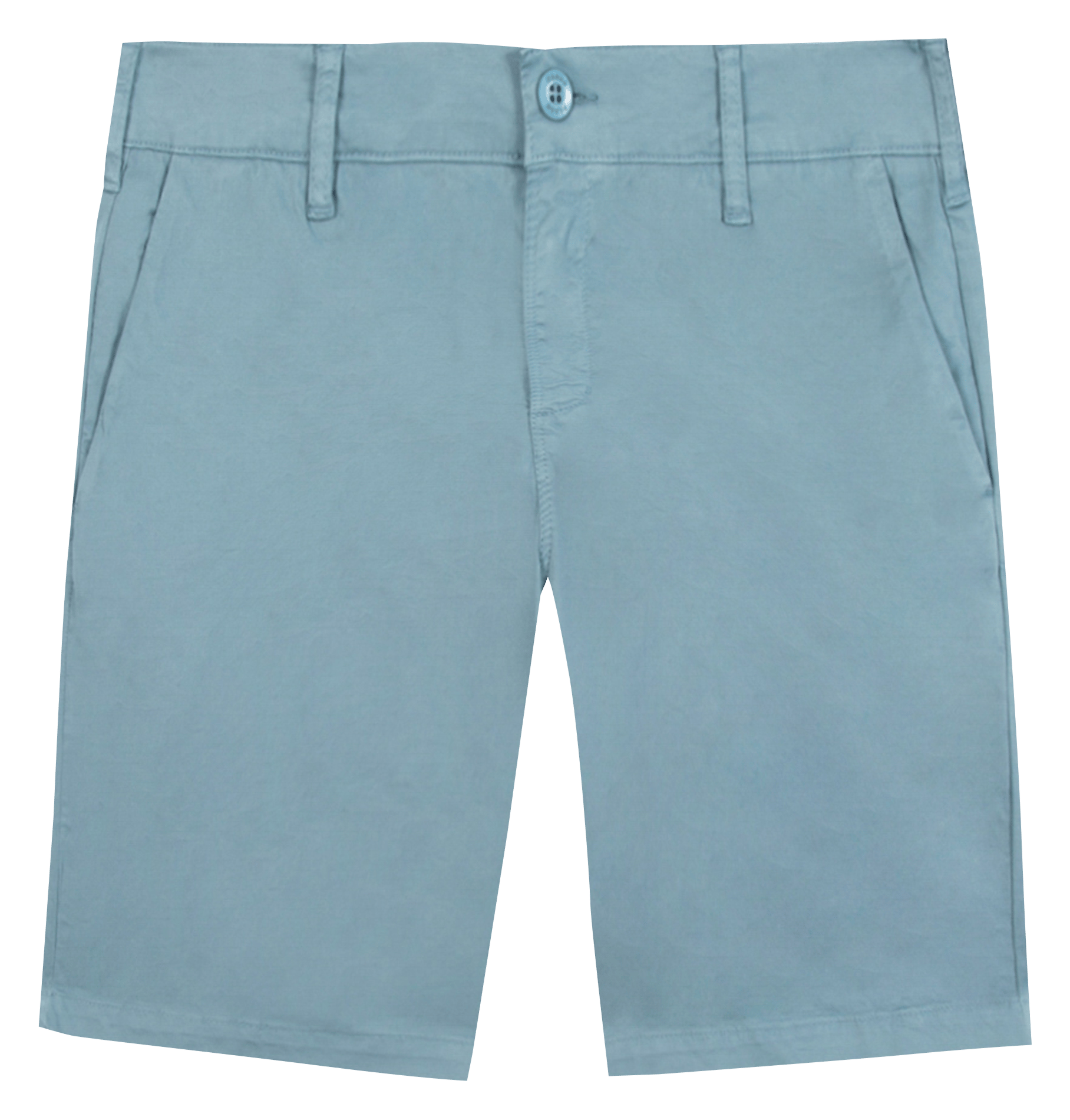 Short droit en coton mélangé FAGUO Gris