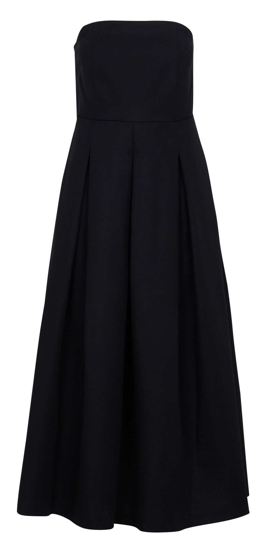 Robe longue bustier en coton mélangé MAISON 123 Noir