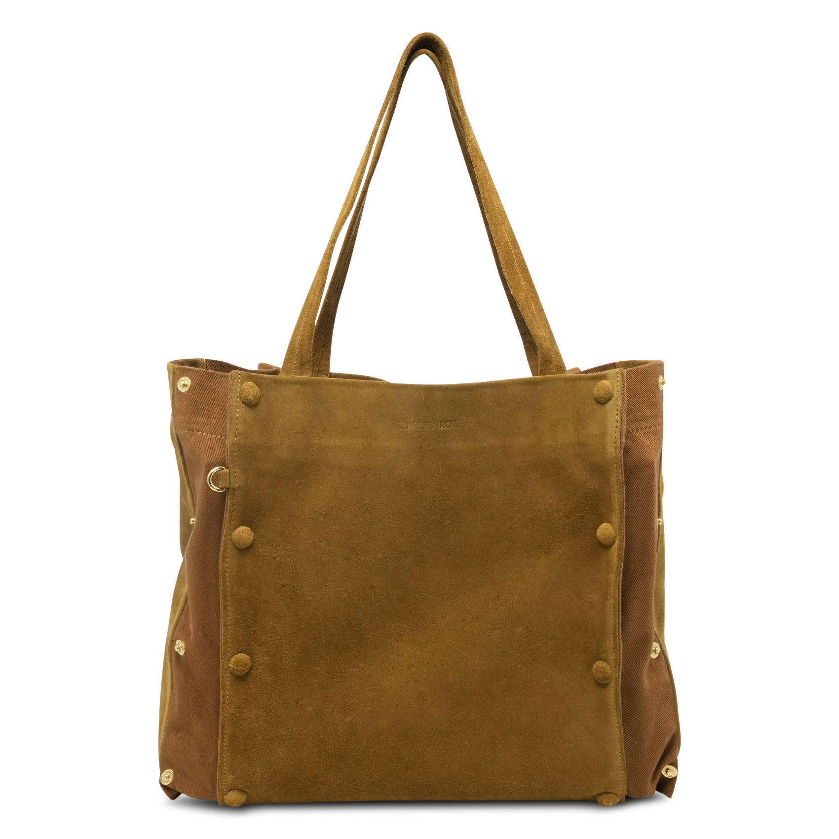 Shopper aus Leder CLARIS VIROT Khaki