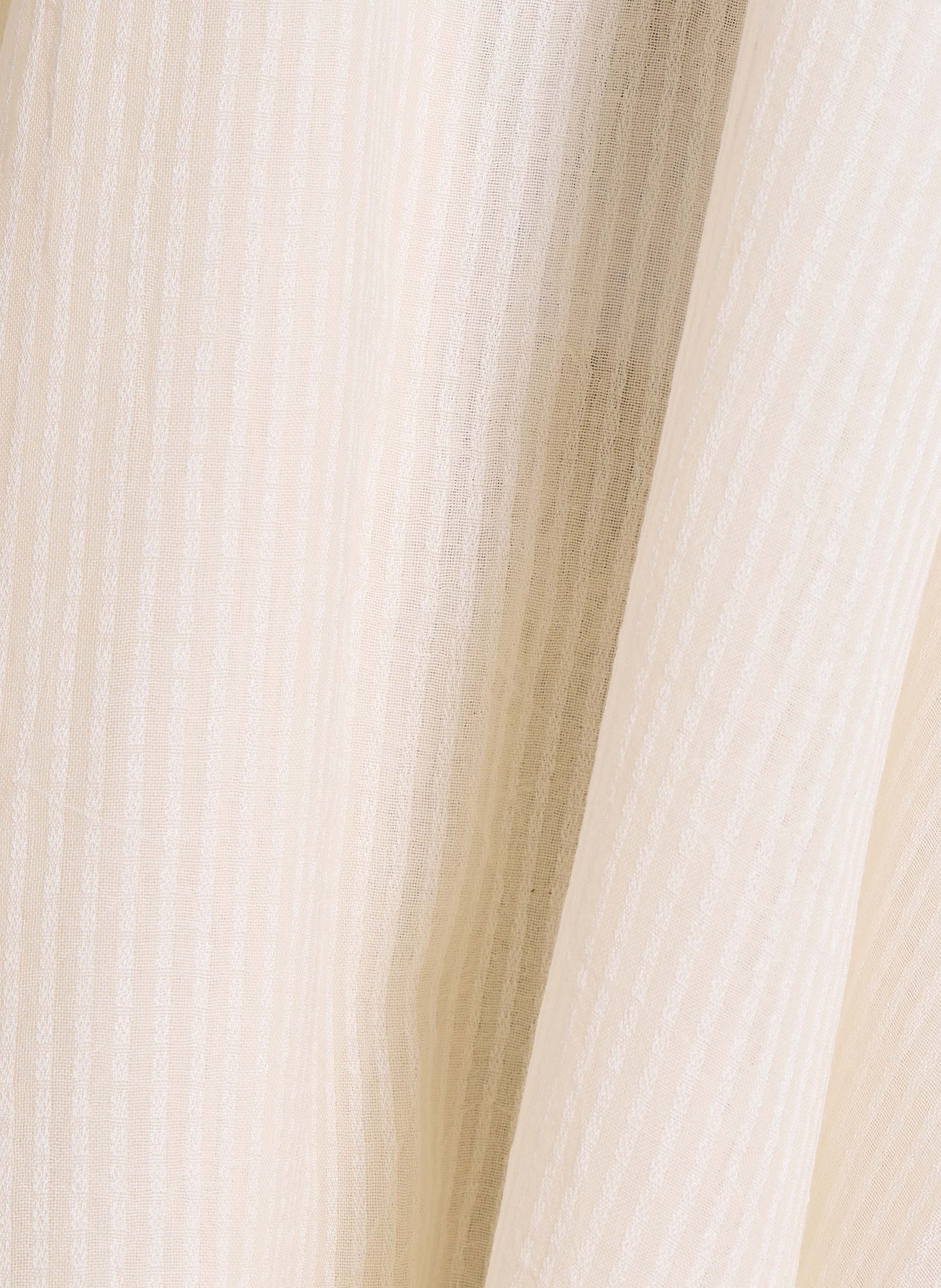 Opyntale - Foulard aus Baumwoll-Mix LA FEE MARABOUTEE Weiss