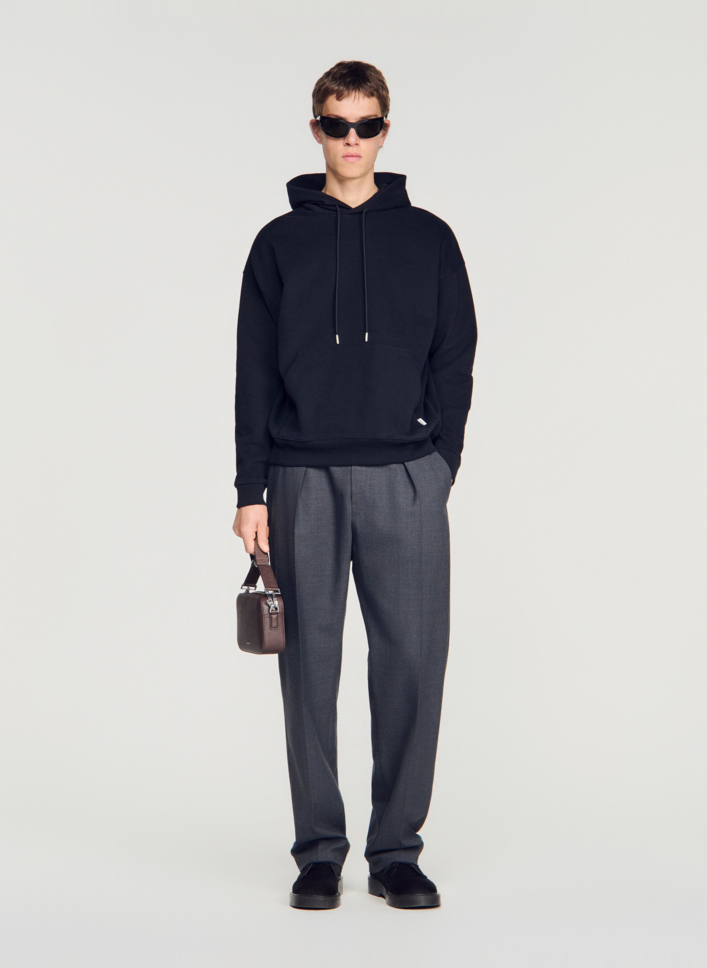 Sweat en coton SANDRO Noir