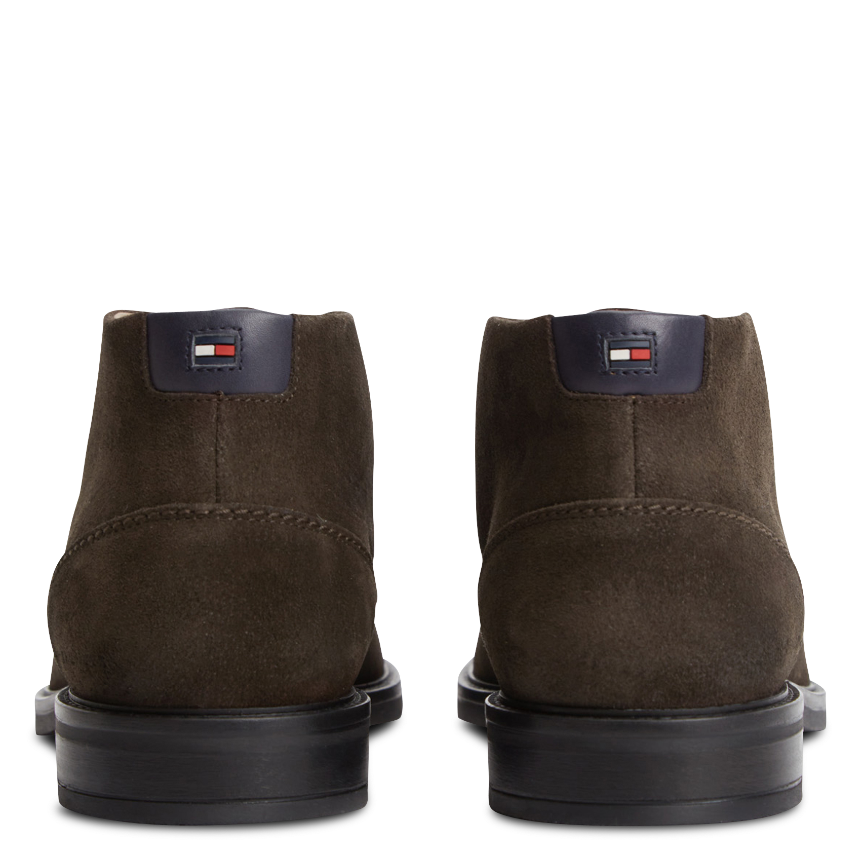 Suede Derby shoes TOMMY HILFIGER Brown
