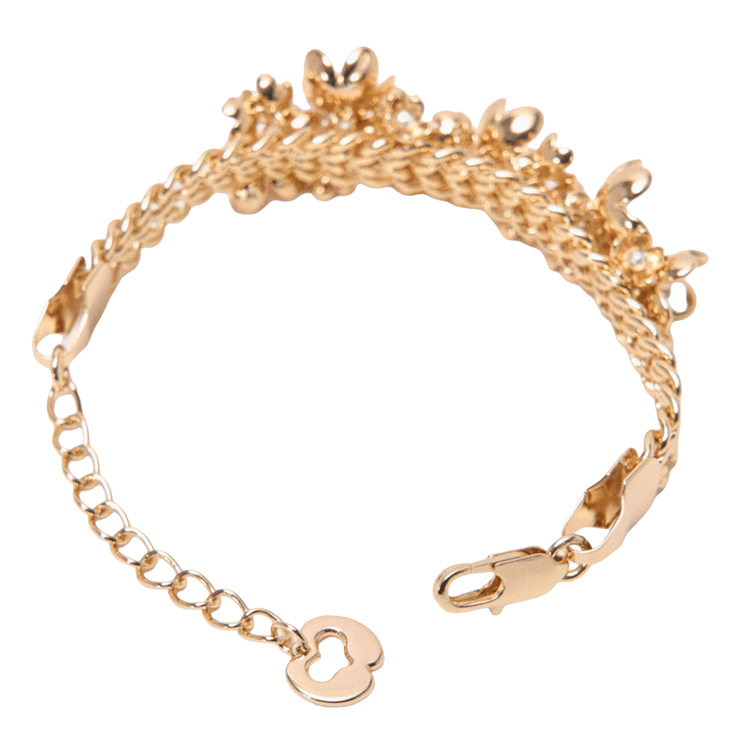 Armband met parel bloemen MAJE Goudkleurig