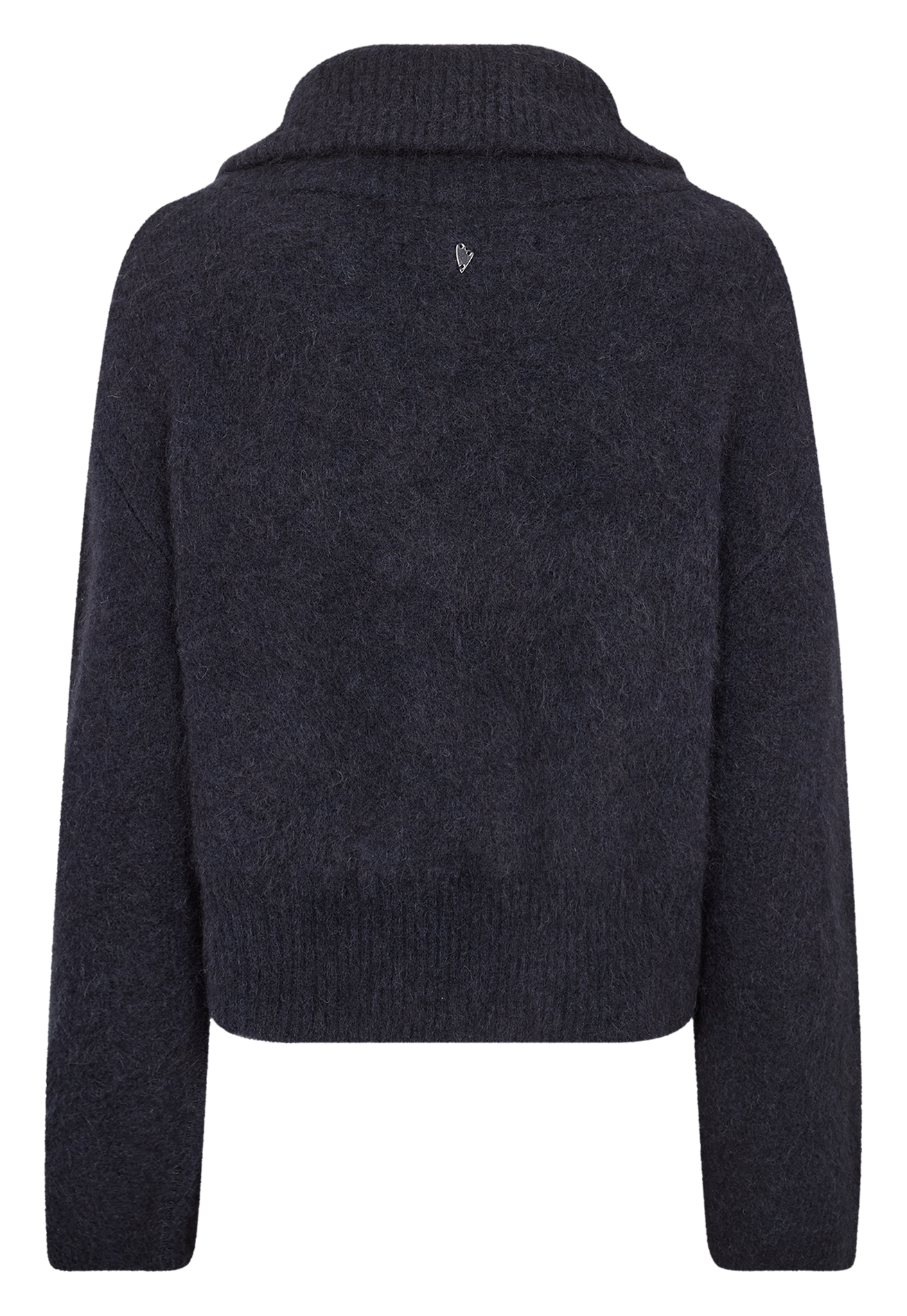 Oversized vest van wolmix MOS MOSH Blauw