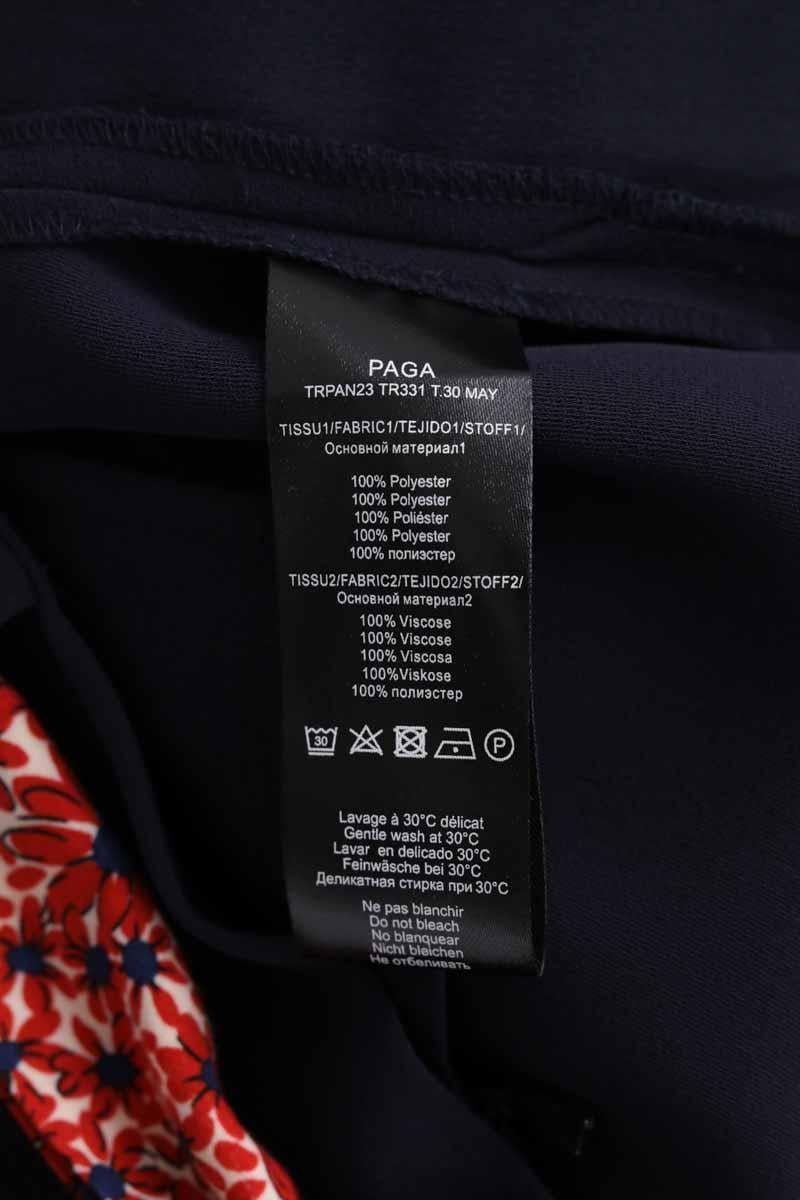 Straight-leg pants TARA JARMON - Seconde Main Blue