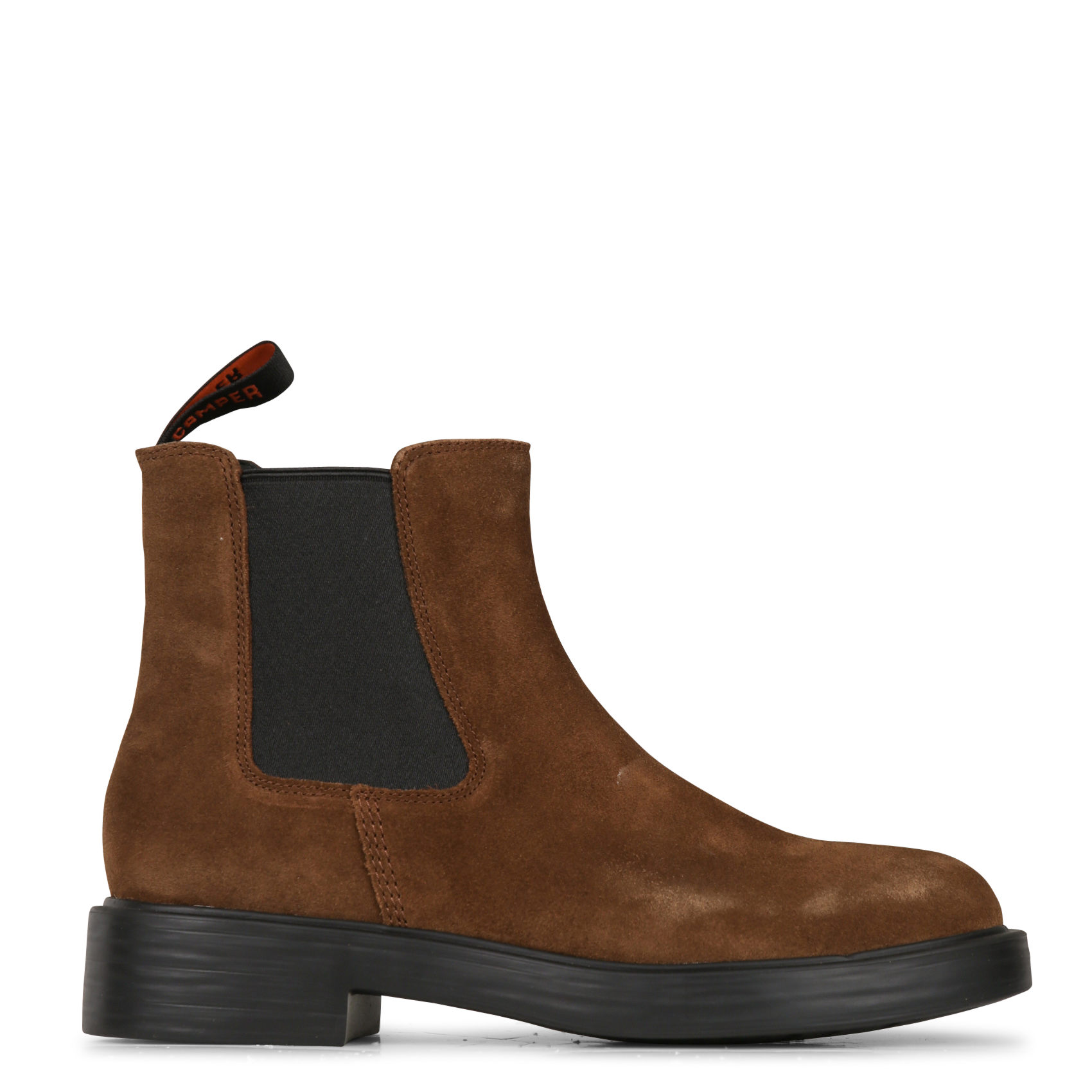 Chelsea-Stiefeletten mit runder Kappe aus gemischtem Leder CAMPER