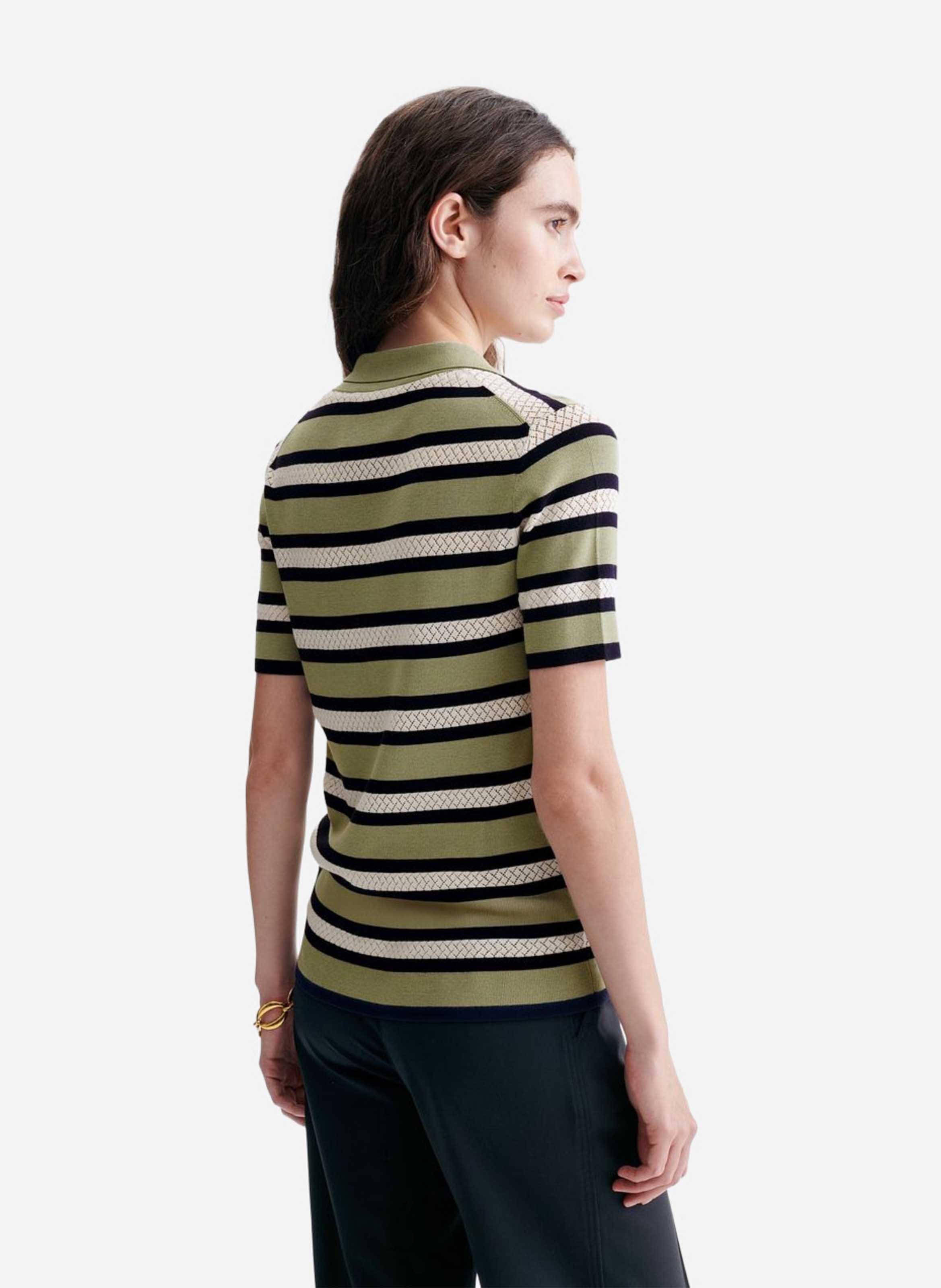 Anliegendes Polo-Shirt VANESSA BRUNO Mehrfarbig