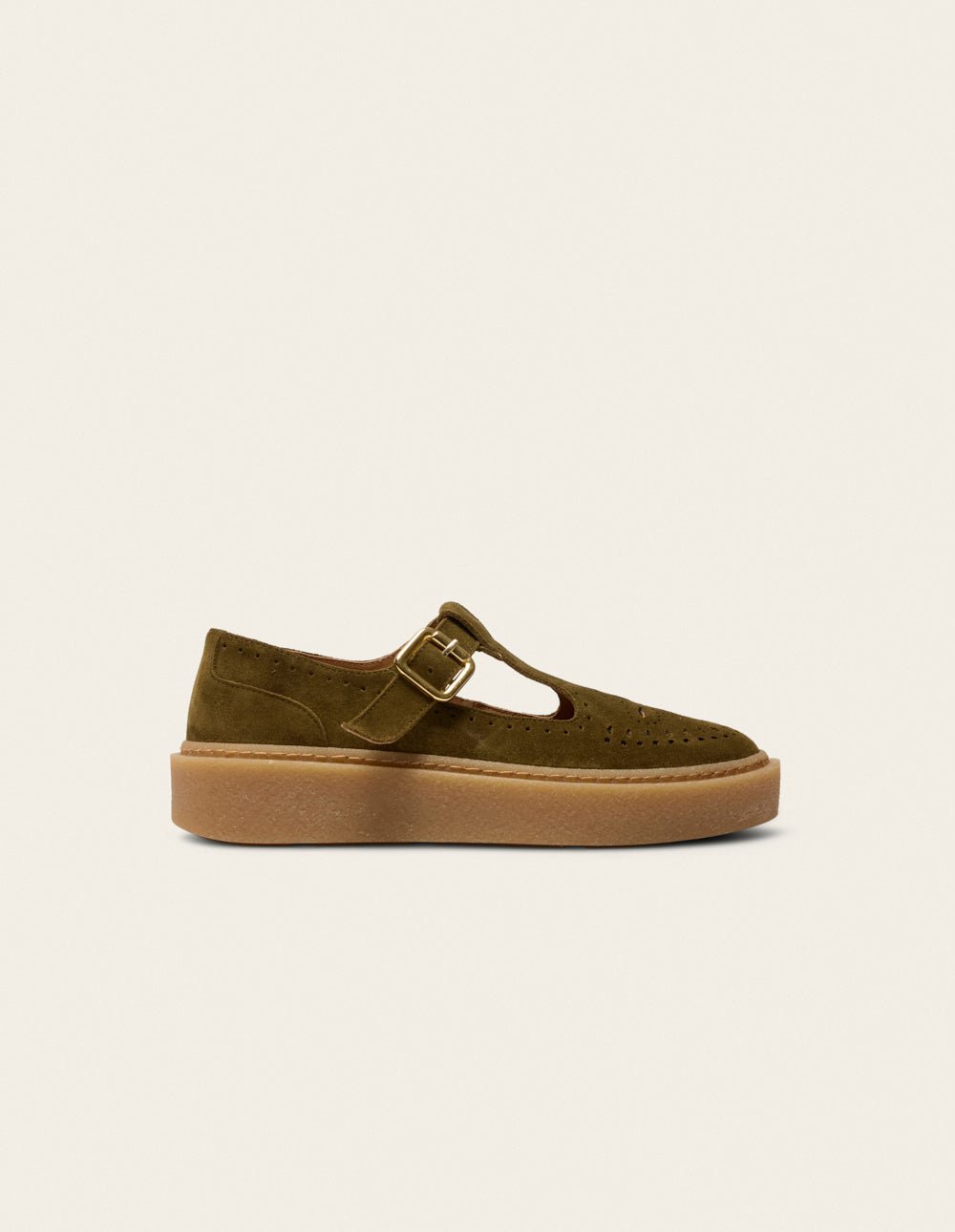 Derby shoes ODAJE Khaki