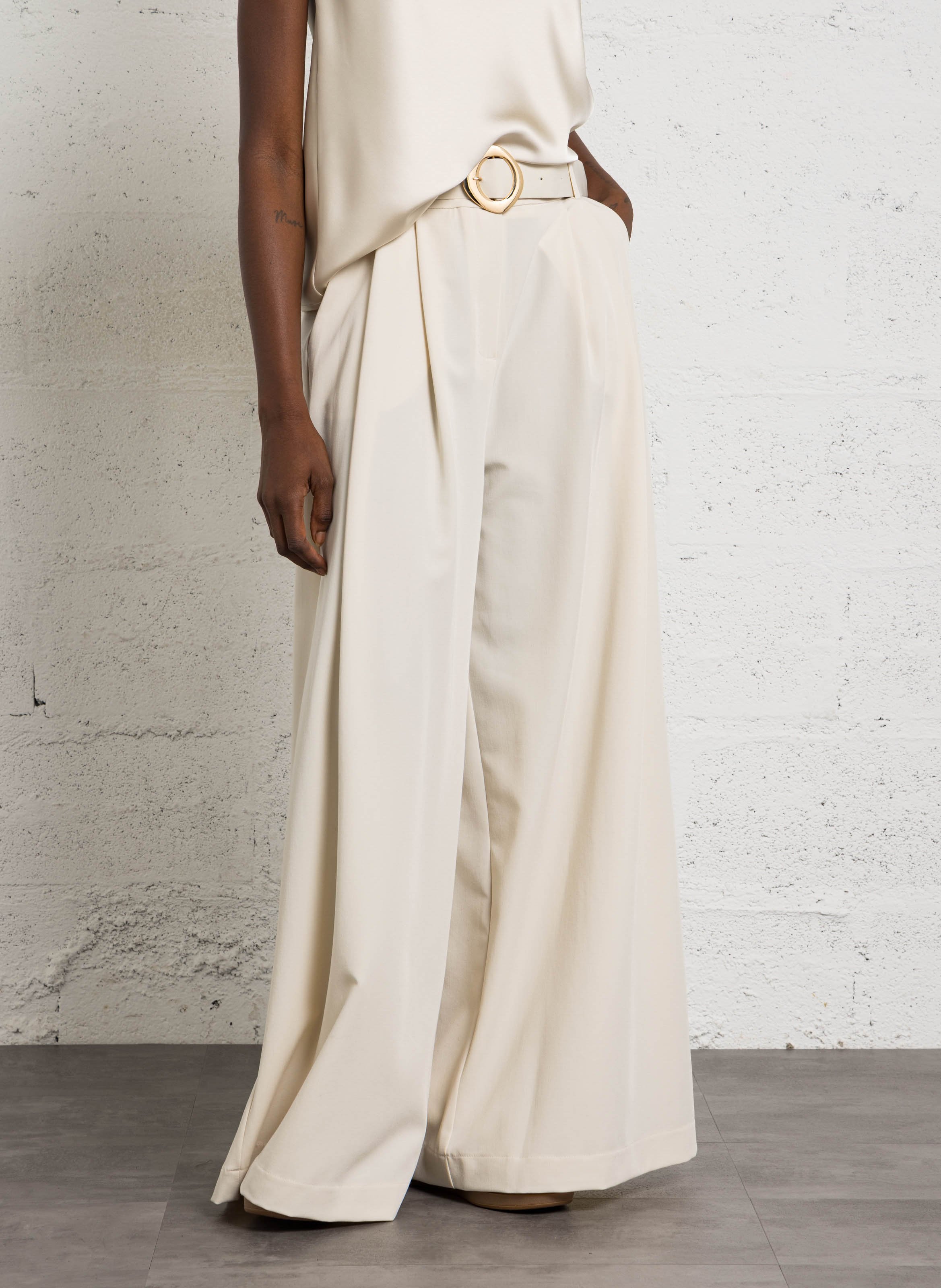Pantalon large IMPERIAL Beige