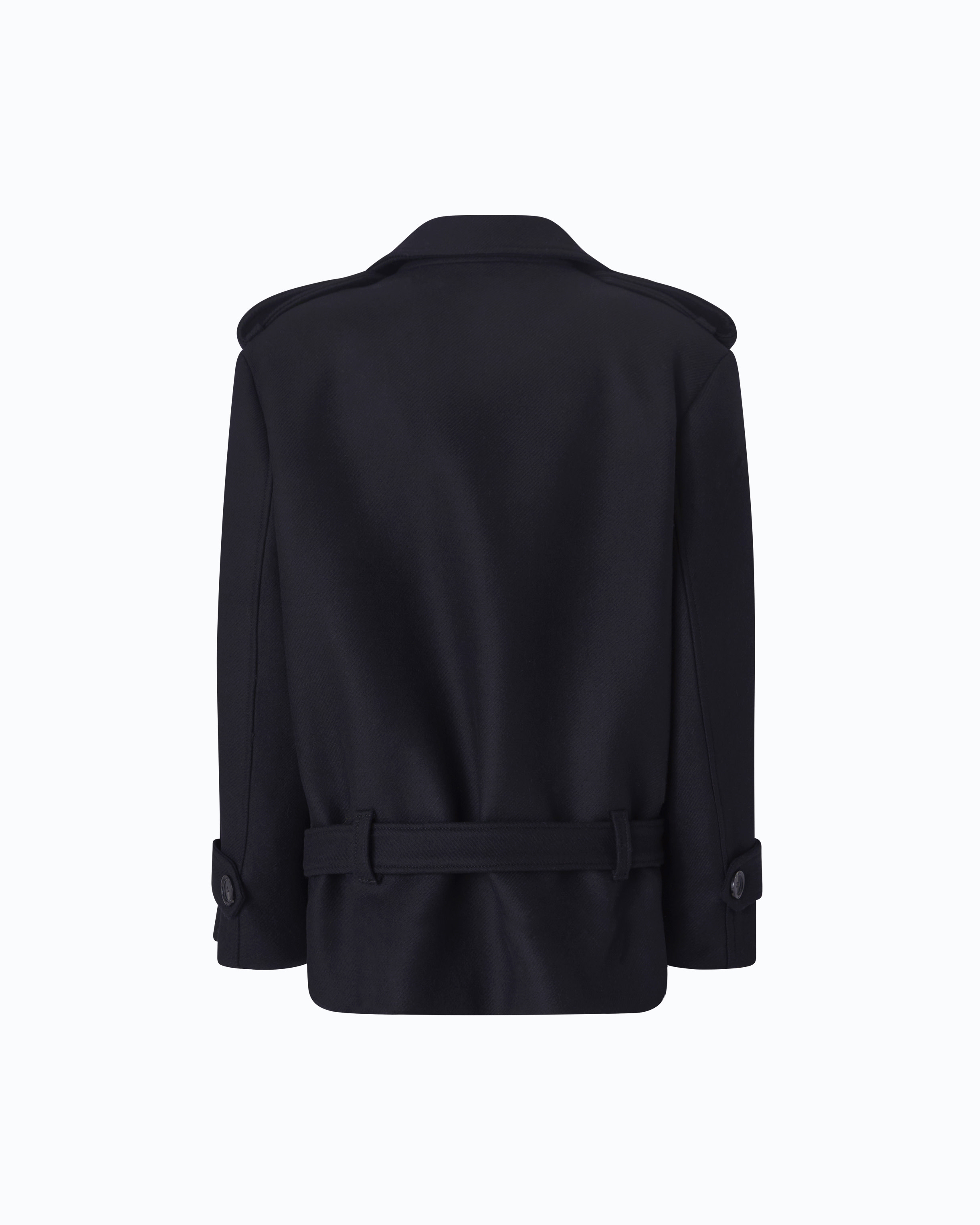 Caban ceinturé PINKO Noir