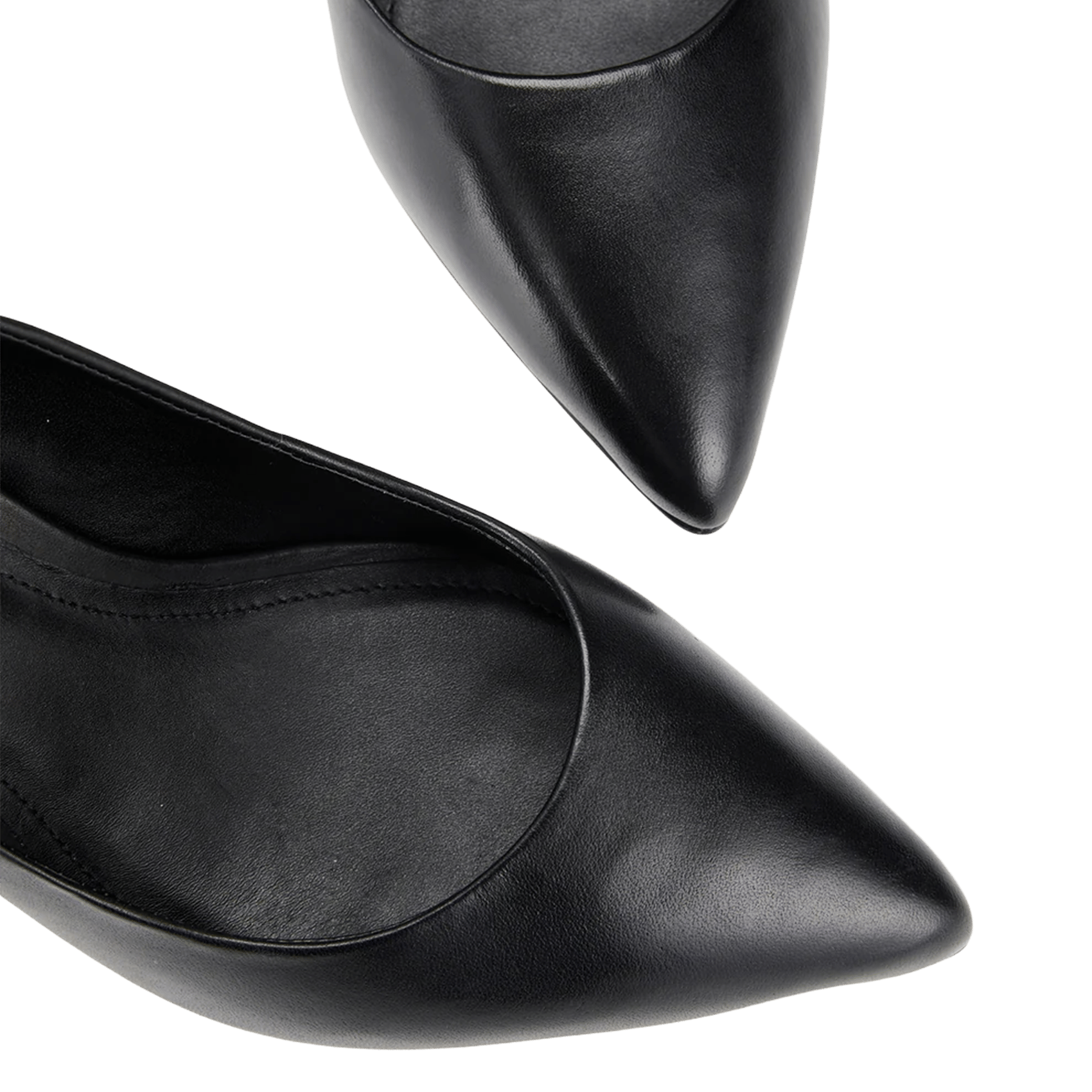 Hohe Ledersandalen COSMOPARIS Schwarz