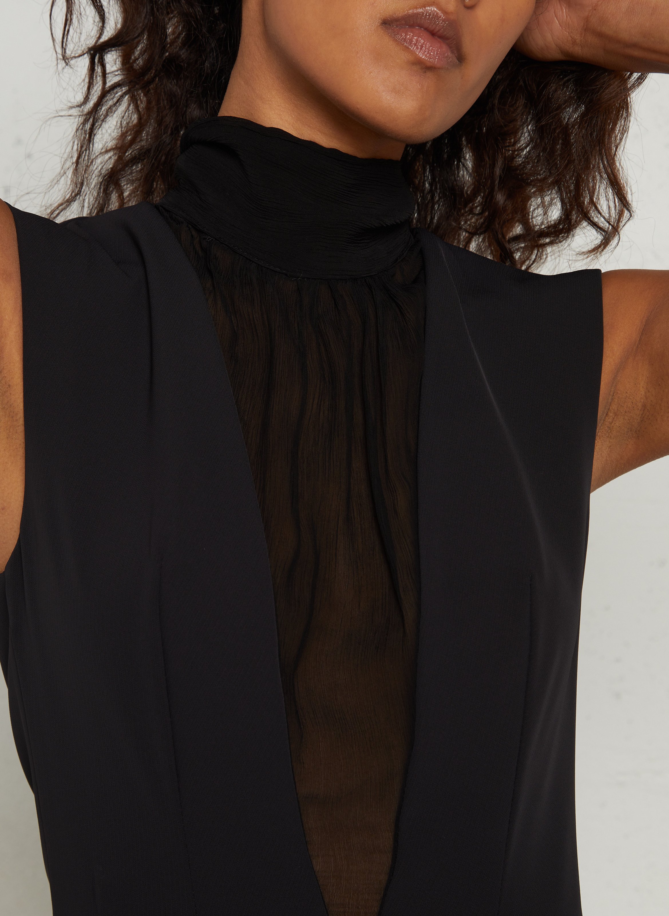 Ärmelloser Jumpsuit IMPERIAL Schwarz