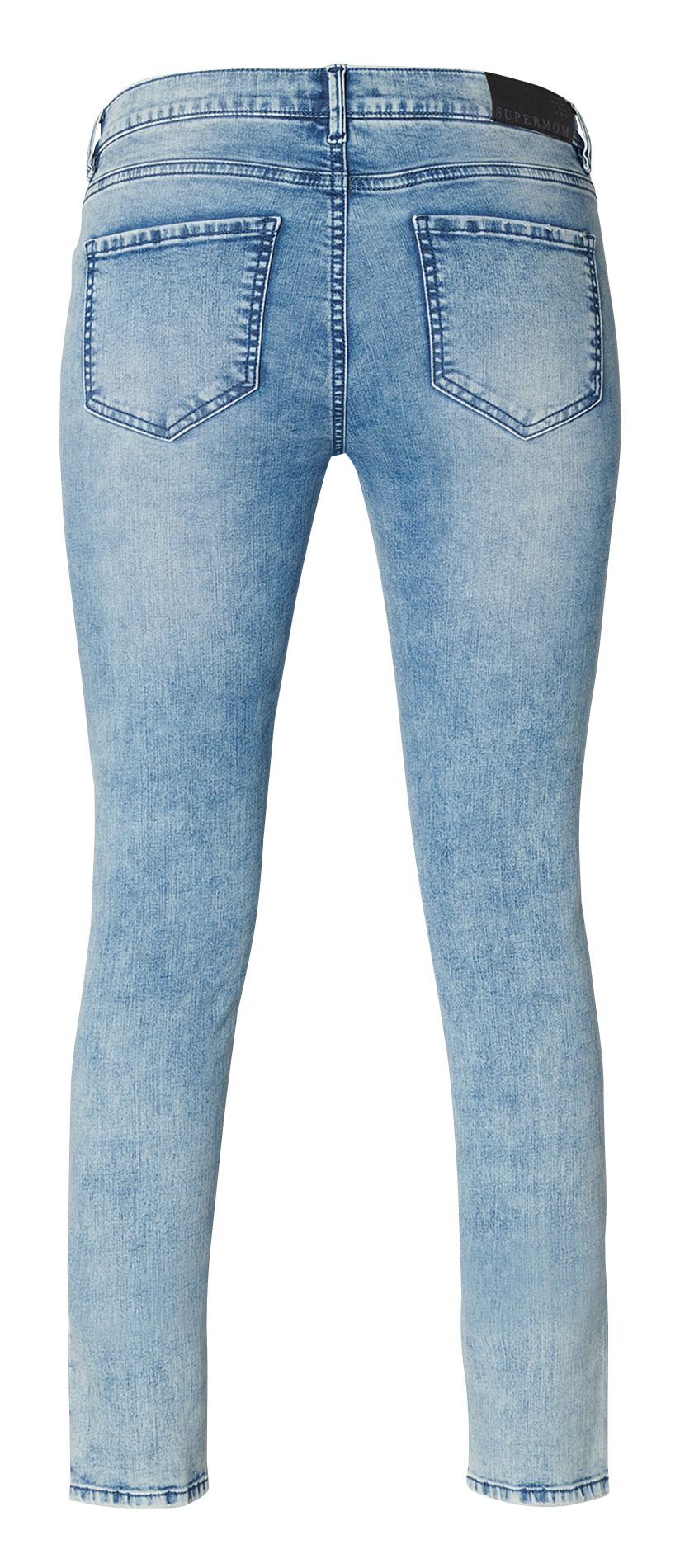 Jean skinny en coton délavé SUPERMOM Jean Délavé